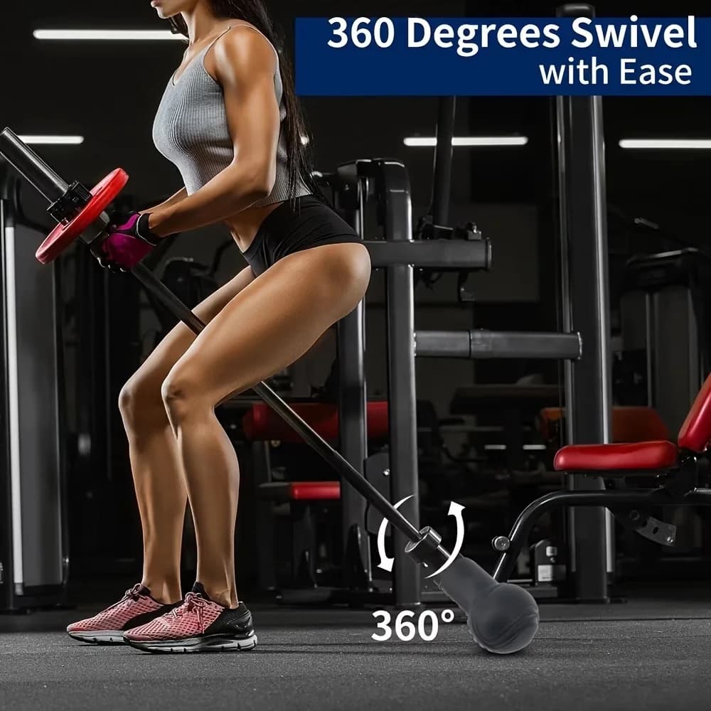 Innovative Home Gym Accessory with Heavy Duty, Landmine Attachment - Silicone Orange Model FA7B21