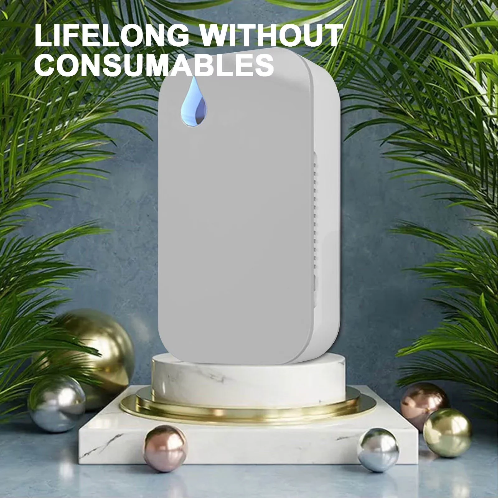 Durable Air Purifier with Plug-In Cleaner, Small Room - A for Home, Bathroom Model A82EDC