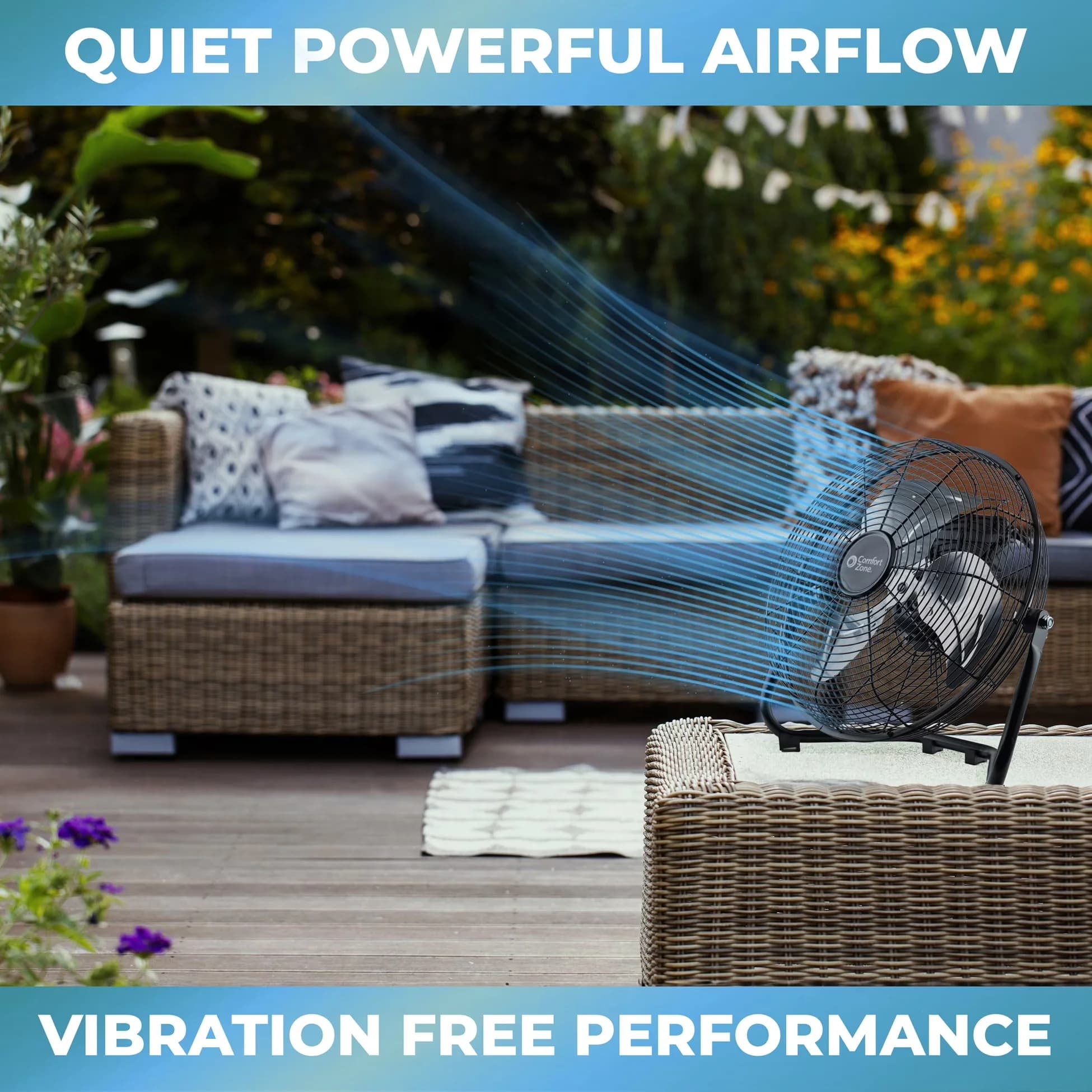 Compact Fans In Cooling with Tilt Mechanism, 3 Speeds, Tilt - All-Metal Model 3330E8