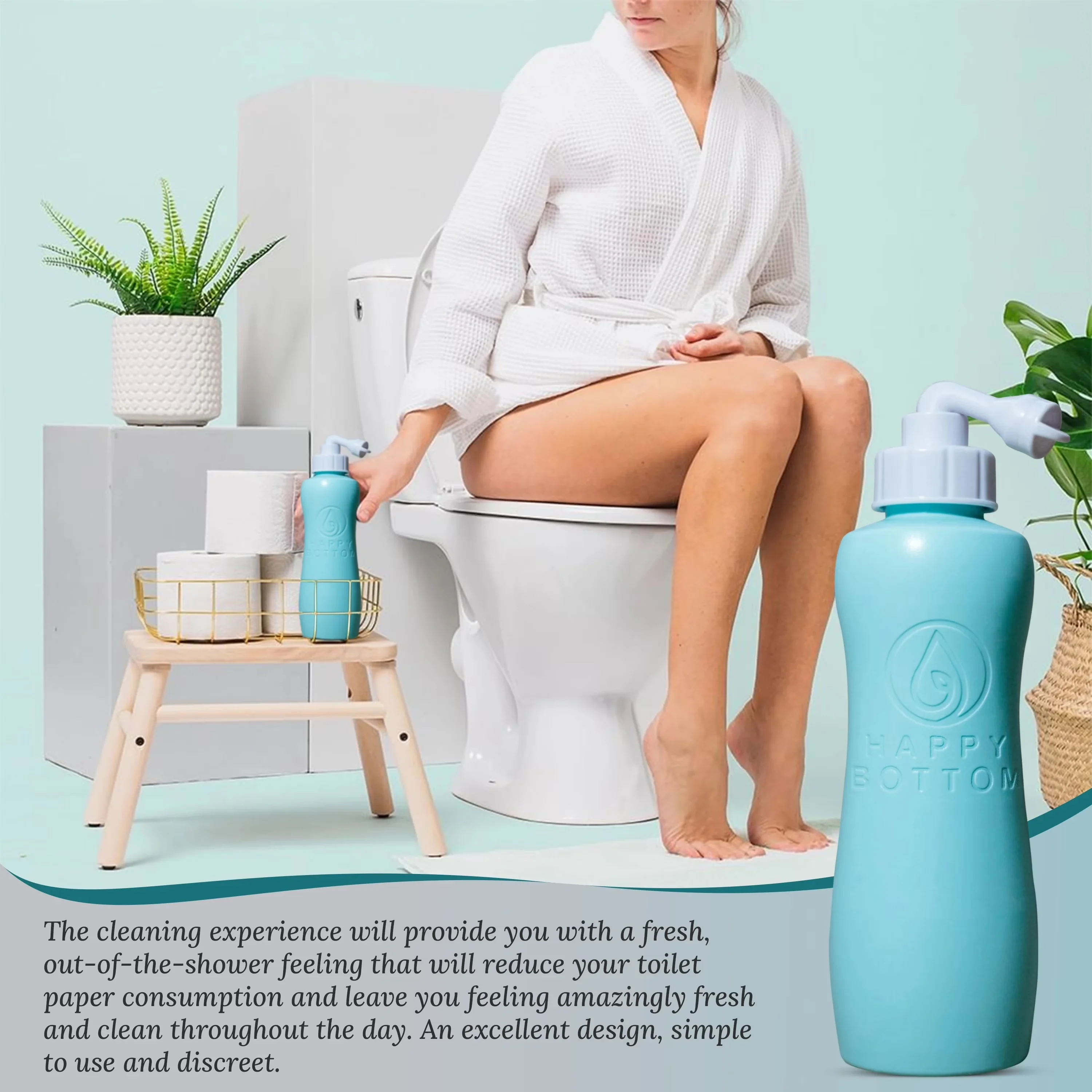 Quality Toilet Seats And Lid with Portable, Generous 14 oz capacity for extended use, Turquoise - Turquoise Eva Model 2A7BEB