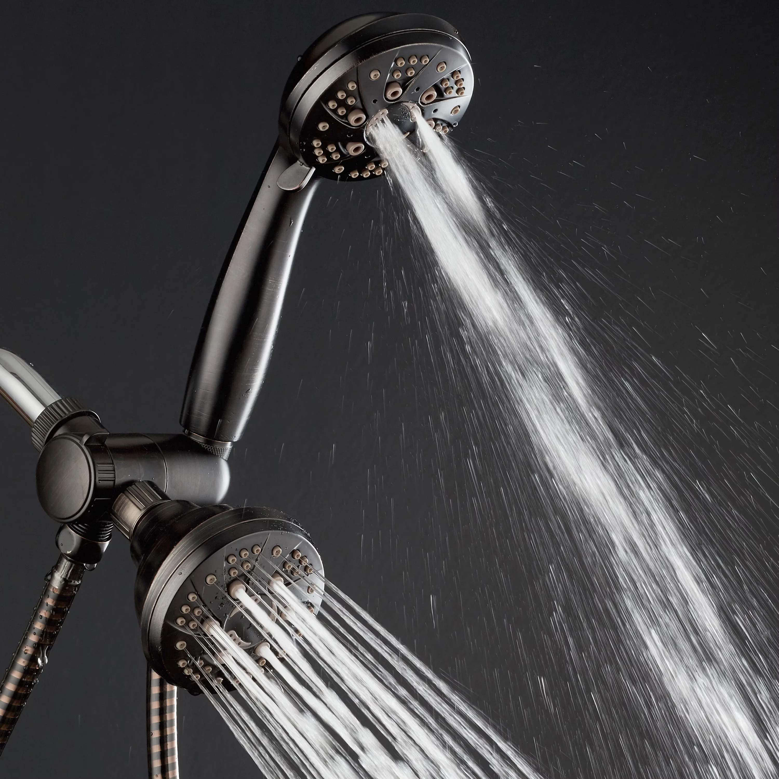 Shower Head Quality with Adjustable, Oil Rubbed Bronze - Abs Oil Rubbed Bronze Model 222FC4
