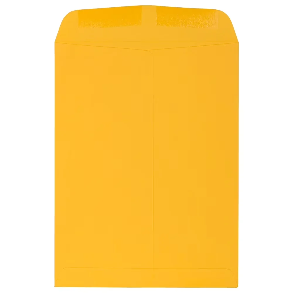 Quality Moving with Color: Sunflower, 9 x 12 Open End Envelopes - Yellow Model 4B3B8C