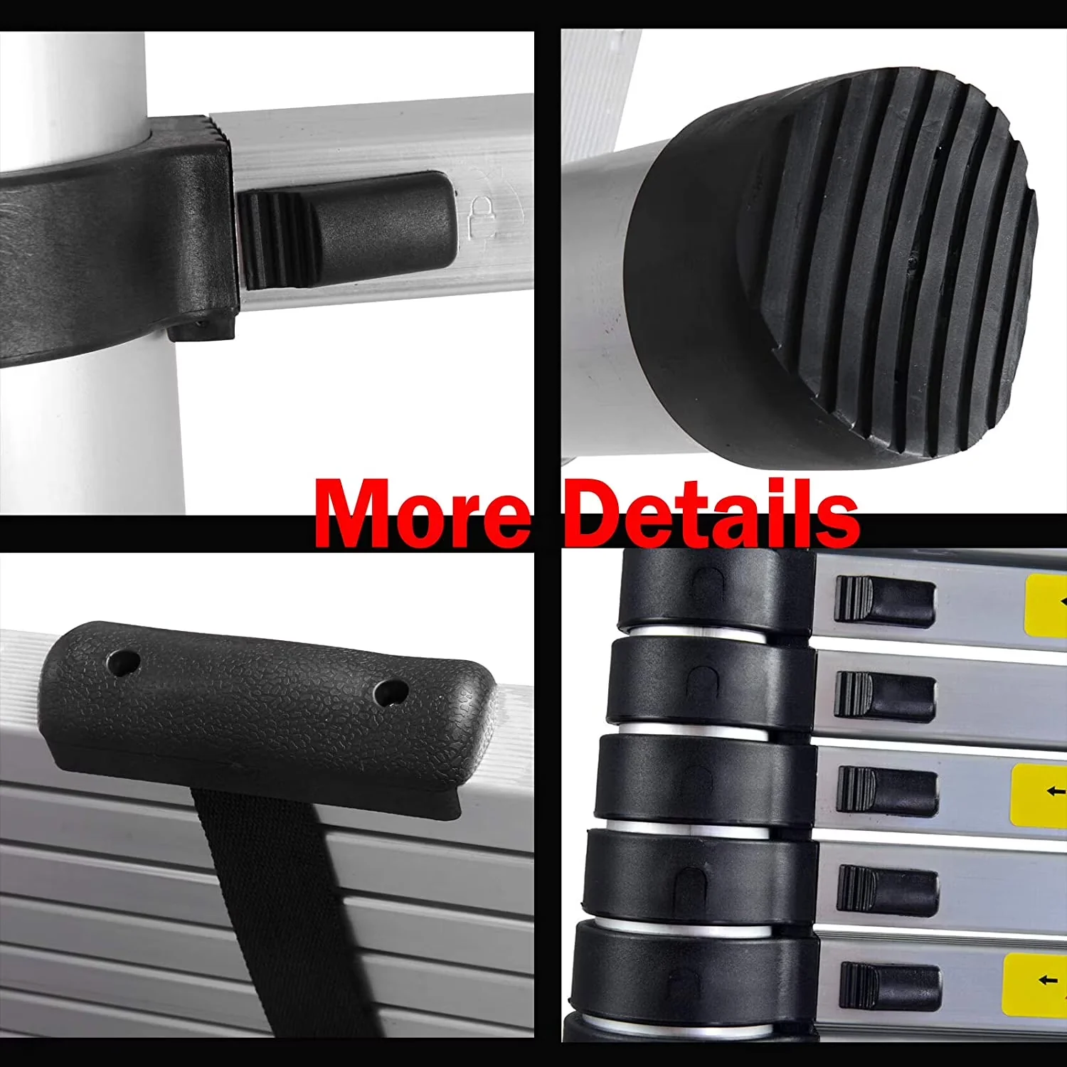 Quality Ladders And Step Stool with Telescoping - Aluminium Multi-Color Model 293D3B