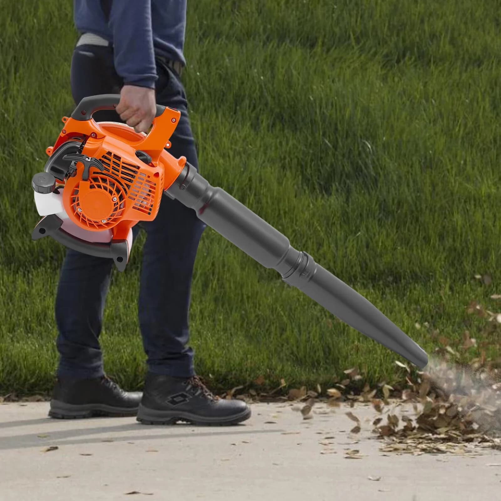 Leaf Blower Efficient with Lightweight & Easy Start, 7.9*6.7*11.8in dimensions - Model 74CBD9