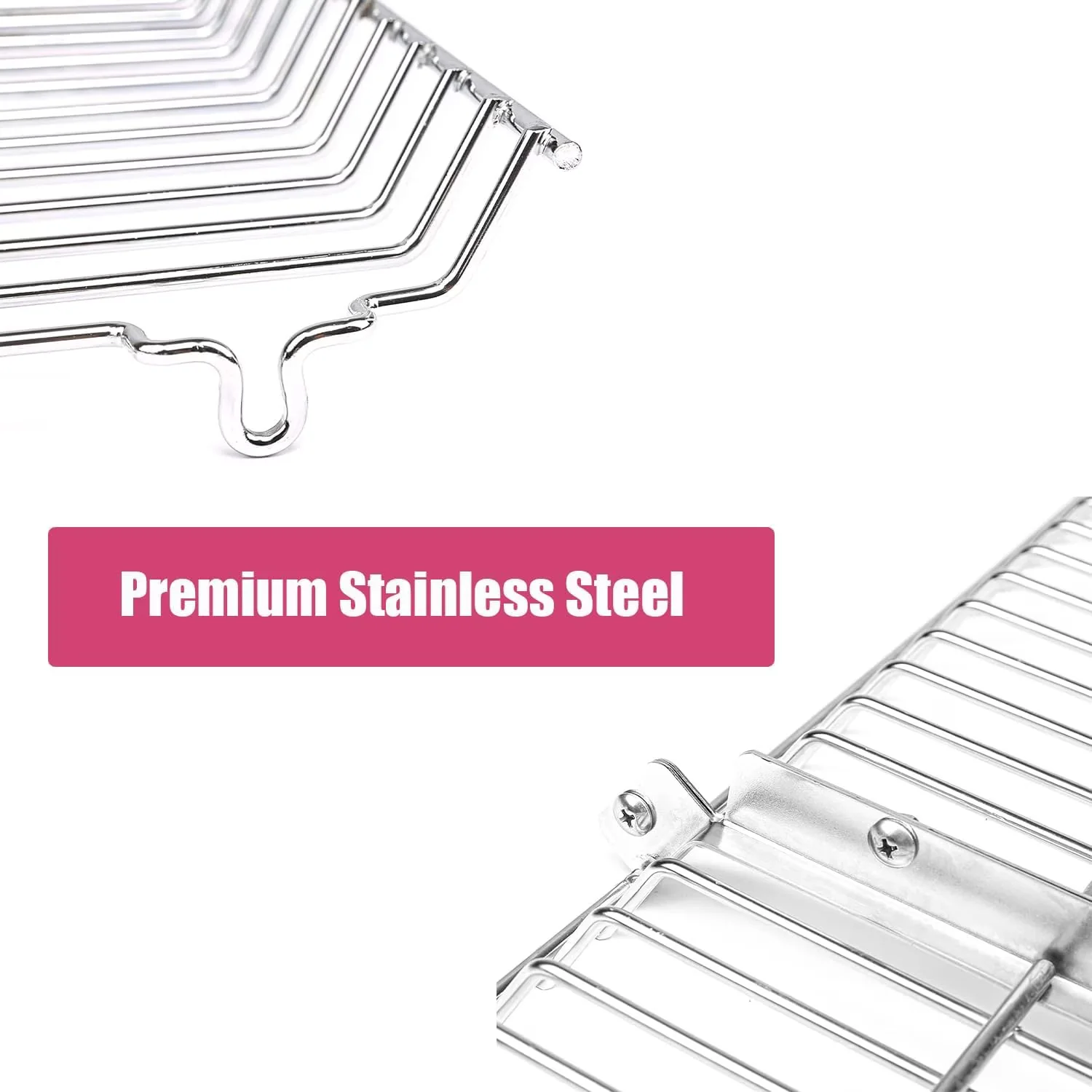 Combo Grill Essential with Warming Rack - Stainless Steel - Modern Design Model B5A328