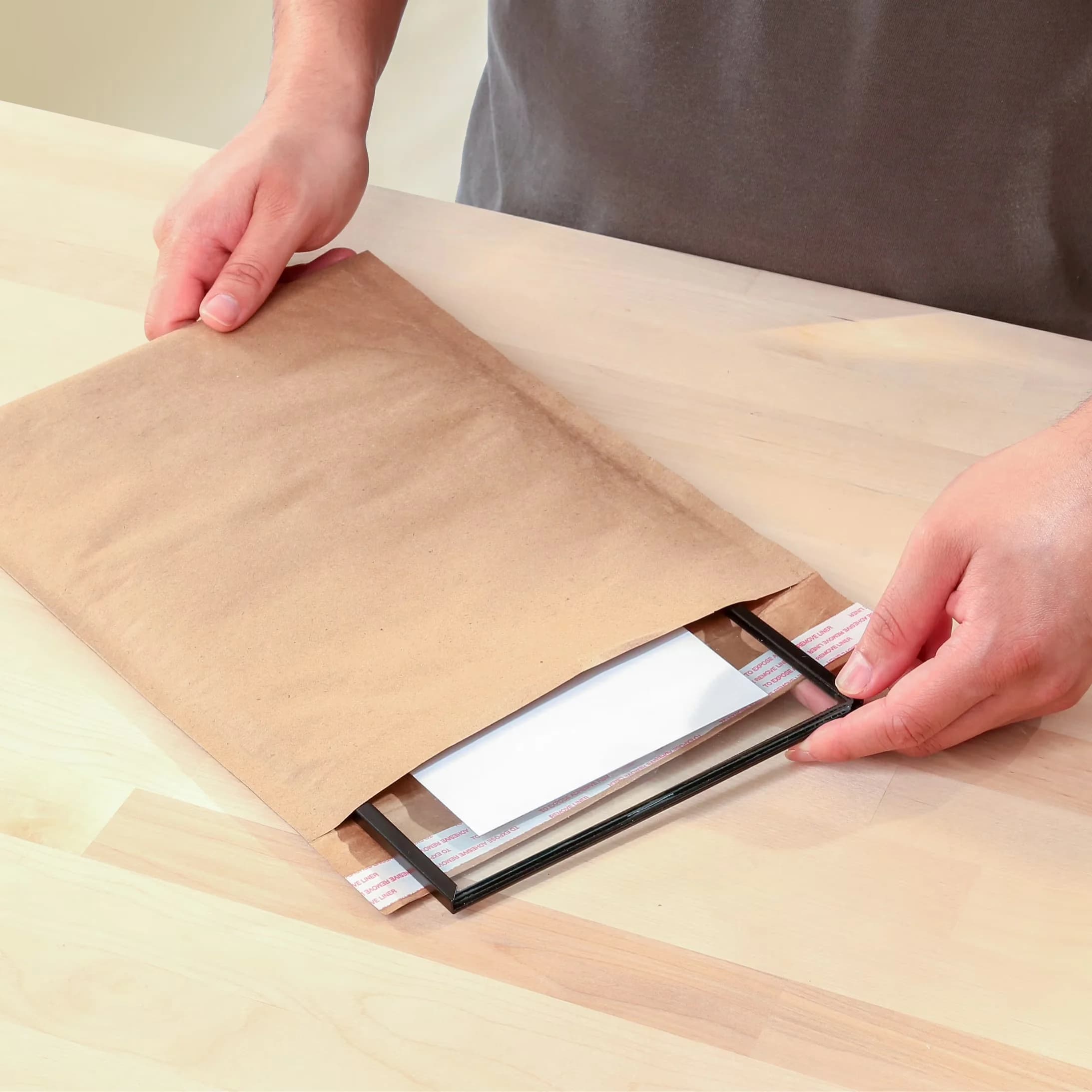 Moving Modern with #2 (8.5 in. x 11 in.), 1-count each, Self-sealing adhesive closure - Paper Brown Model 29A76B