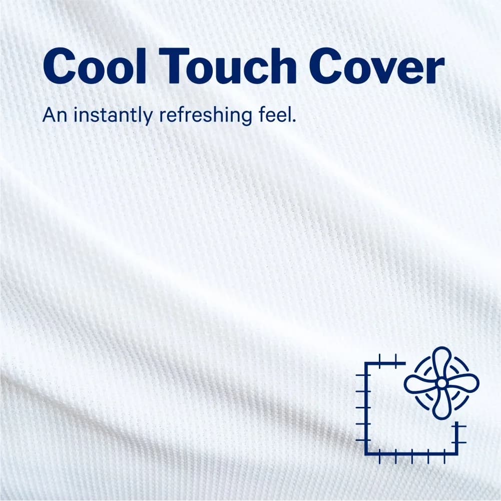 Quality Mattresses Accessory with Cooling Technology, Standard - White Model 6725DA