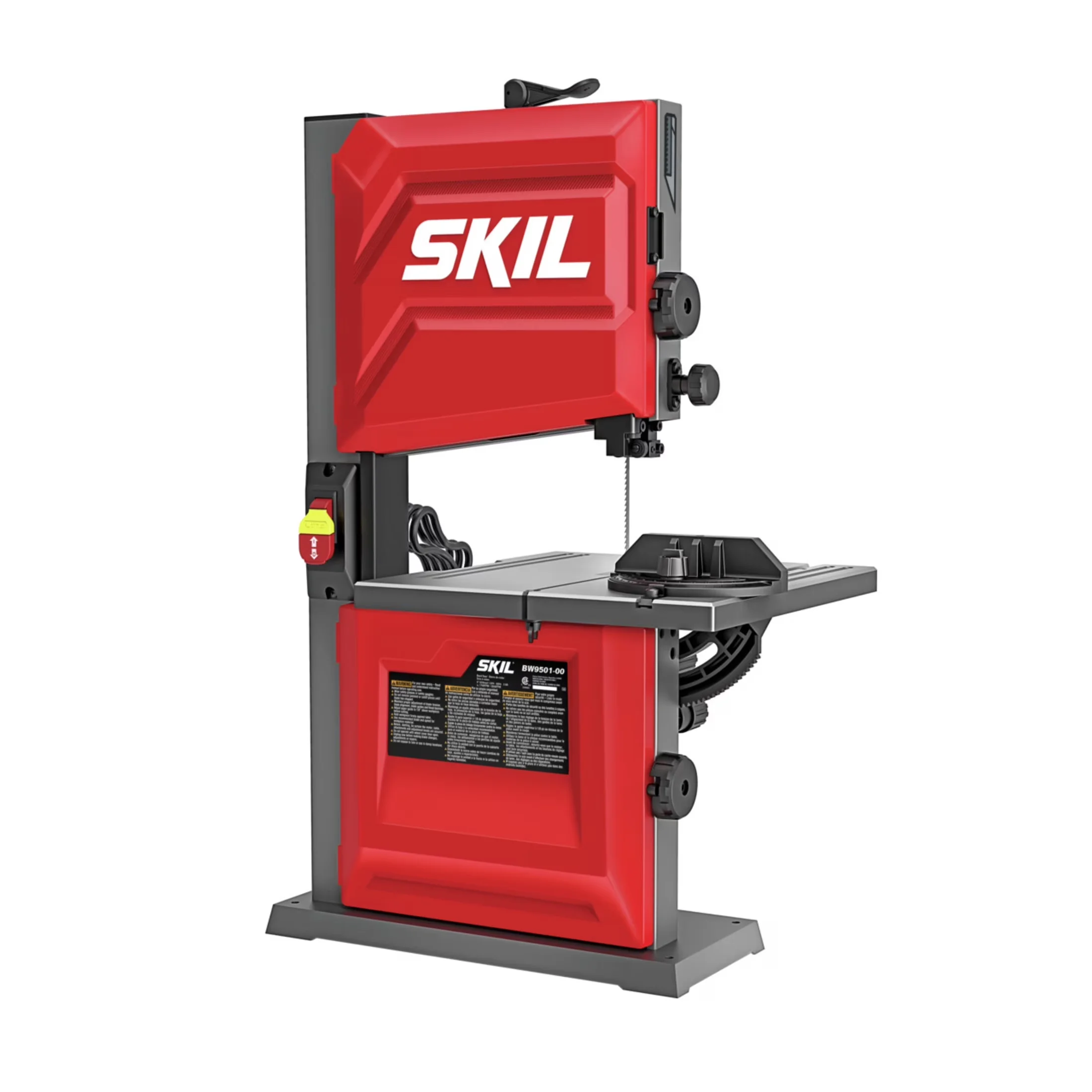 Professional Power Saw with 2.8 Amp 9 inch 2-Speed Benchtop Band - Red Model 70F726