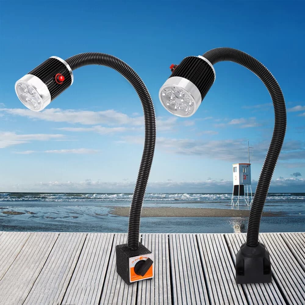 Modern Desk Lamp with LED, Contemporary, Gooseneck - Aluminum Alloy Black Model C19800