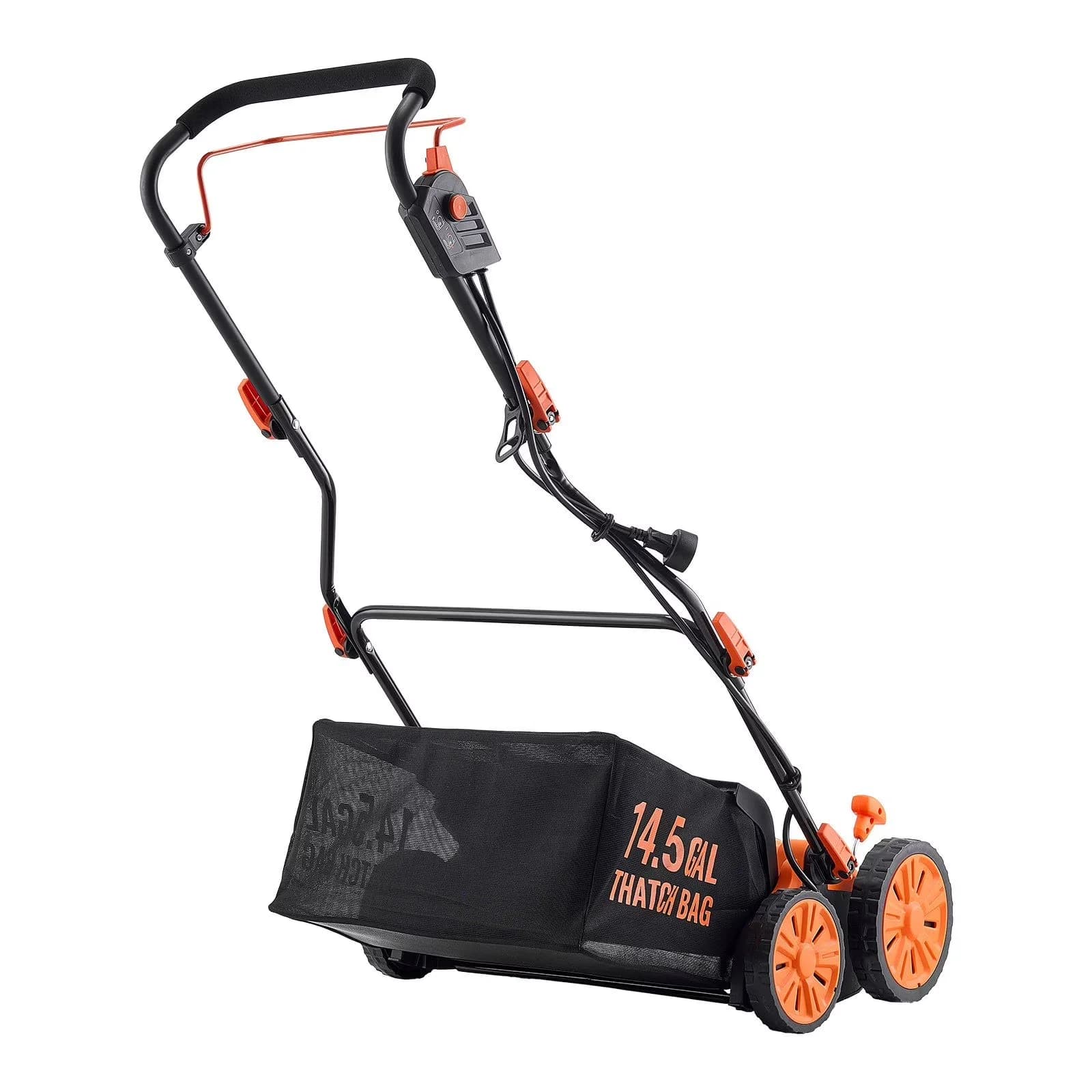 Push Mower Versatile with 5 Adjustable Depths Comes, 14.5-Gallon Large Collection Bag - Model 98899B