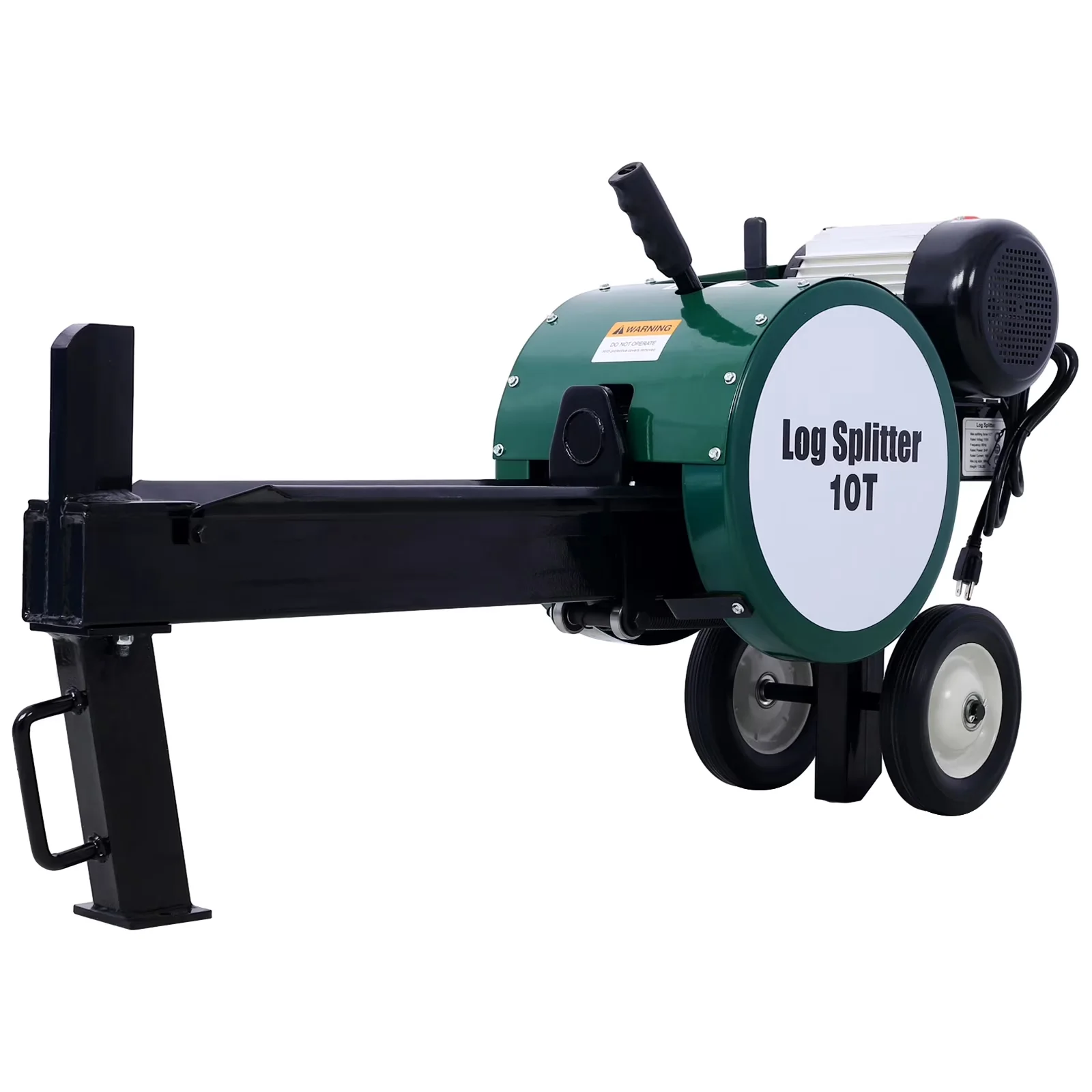 Professional Logsplitter with Wheeled - Green 16A - Rustic Charm Model D41B36