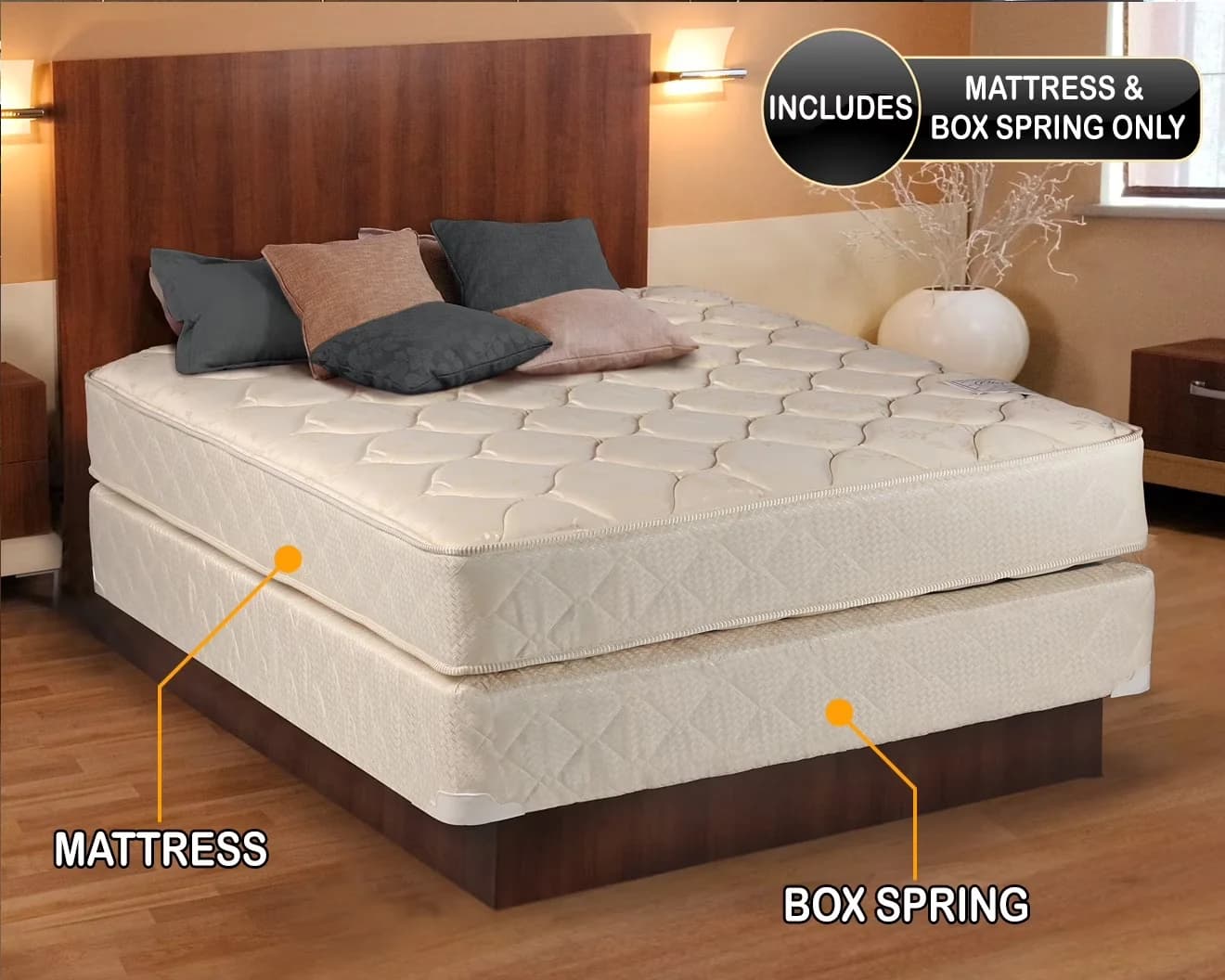 Premium Mattresses Accessory with Reversible, Superior Quality, Longlasting - Beige Polyurethane Model C37C4D