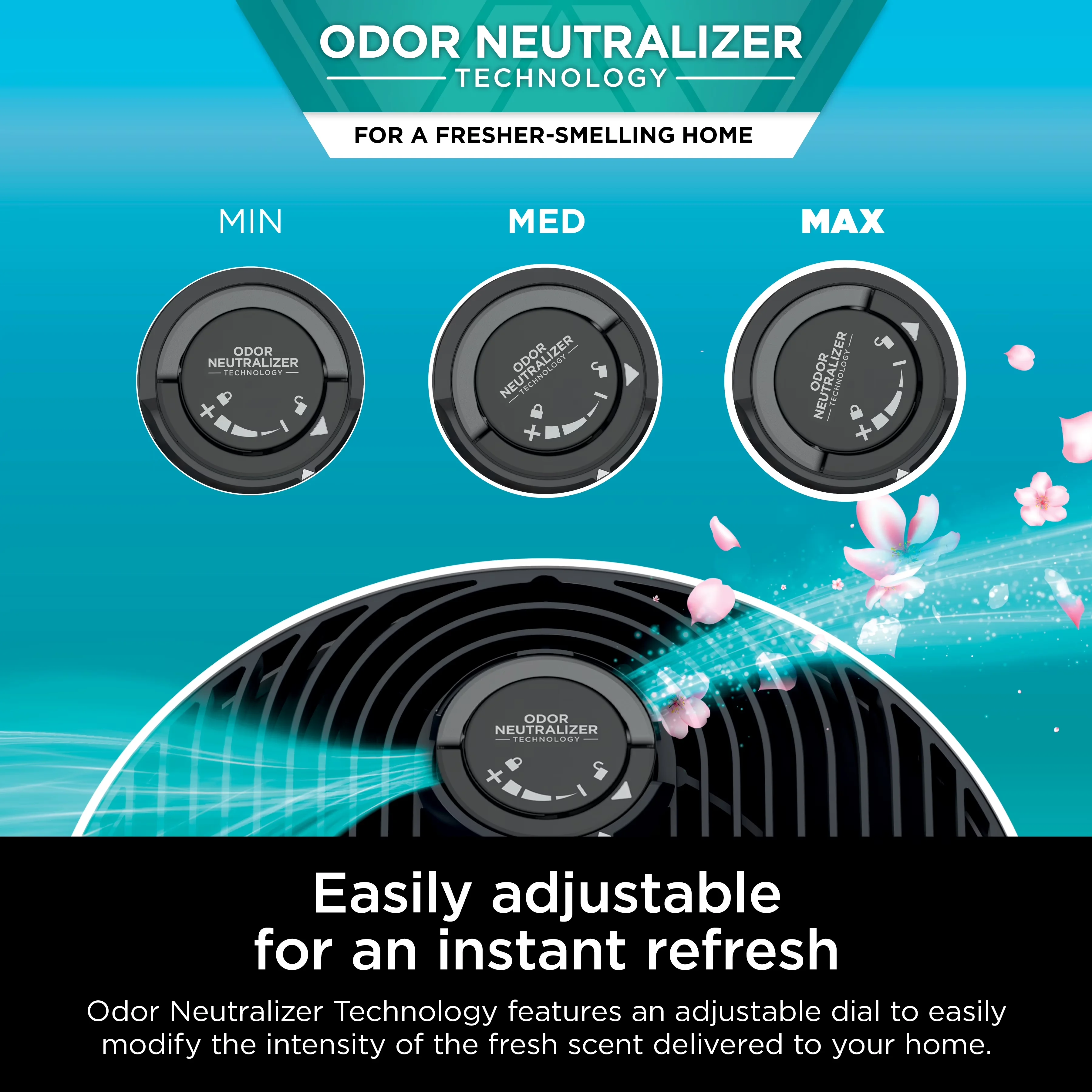 Professional Air Purifier with Variable Speed, 500 sq. ft, Portable - White Model 4864C0