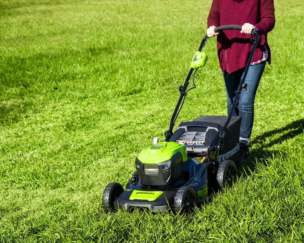 Push Mower Premium with Battery, 40V, Bagger - Green - Satisfaction Guaranteed Model FBD380