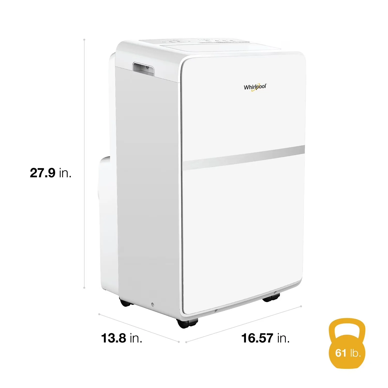 Innovative Air Conditioner with 8000 BTU, Remote Controlled, 8000 BTU /5500 BTU DOE Portable - White Model 744414