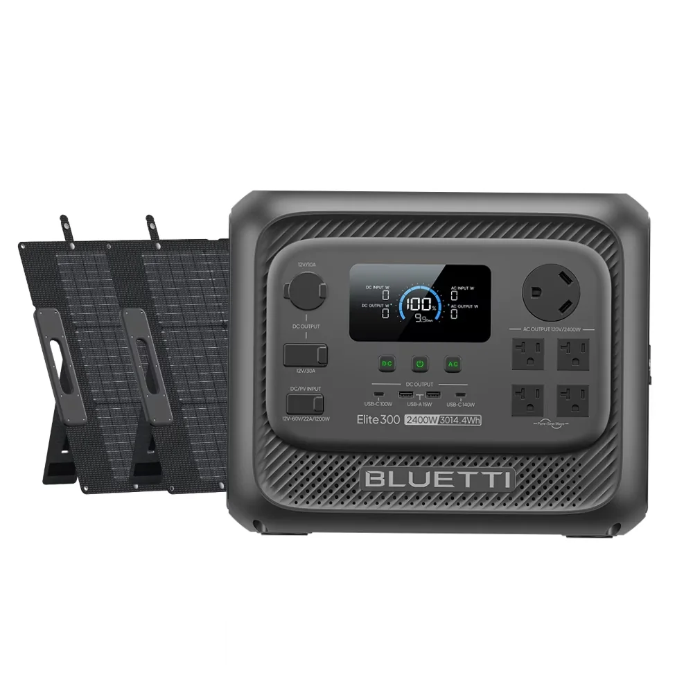 Premium Generator with 200W, 2400W AC Output, Elite 300 Solar - Gray - Universal Fit Model 1DA69C