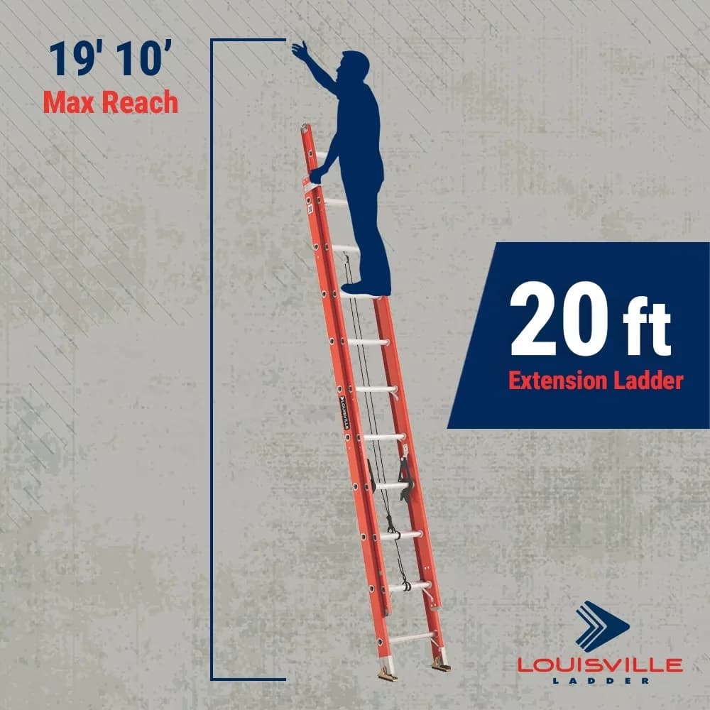 Sleek Ladders And Step Stool with Adjustable, 300-Pound Load Capacity - Fiberglass Multicolor Model 064B4B