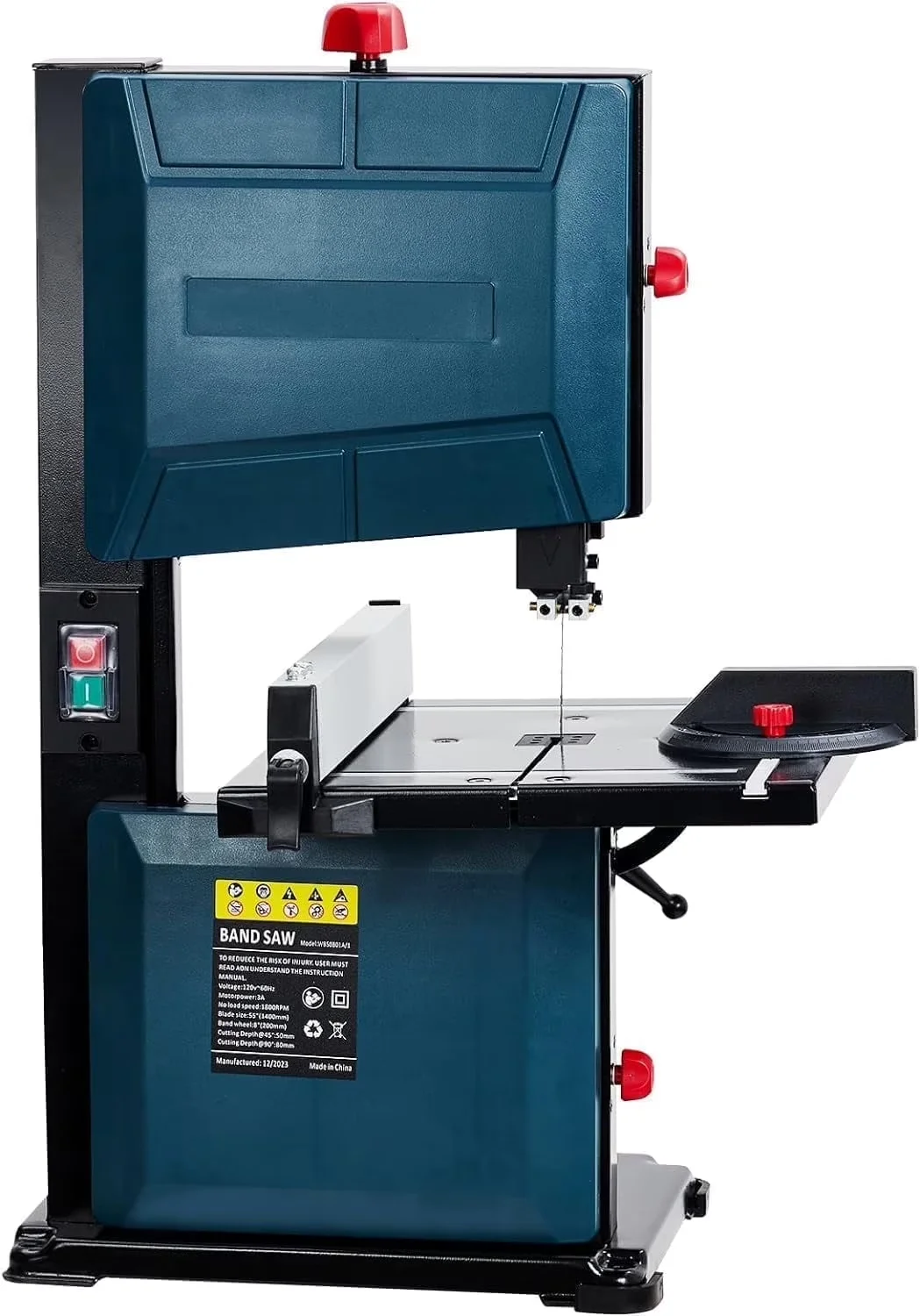 Essential Power Saw with Adjustable, 3-Amp, 8-Inch Bandsaw - Blue 1800FPM Model A871E8