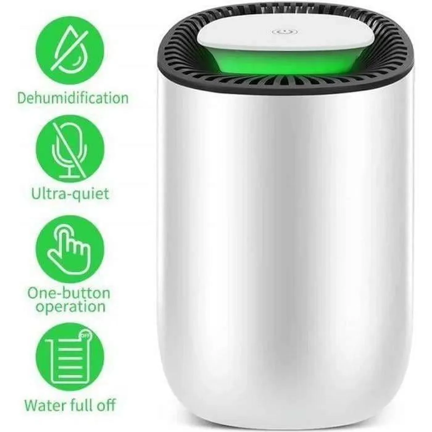 Professional Dehumidifier with Automatic Shut-Off, Energy Efficient - White for Bedroom, Kitchen Model AC7CC0