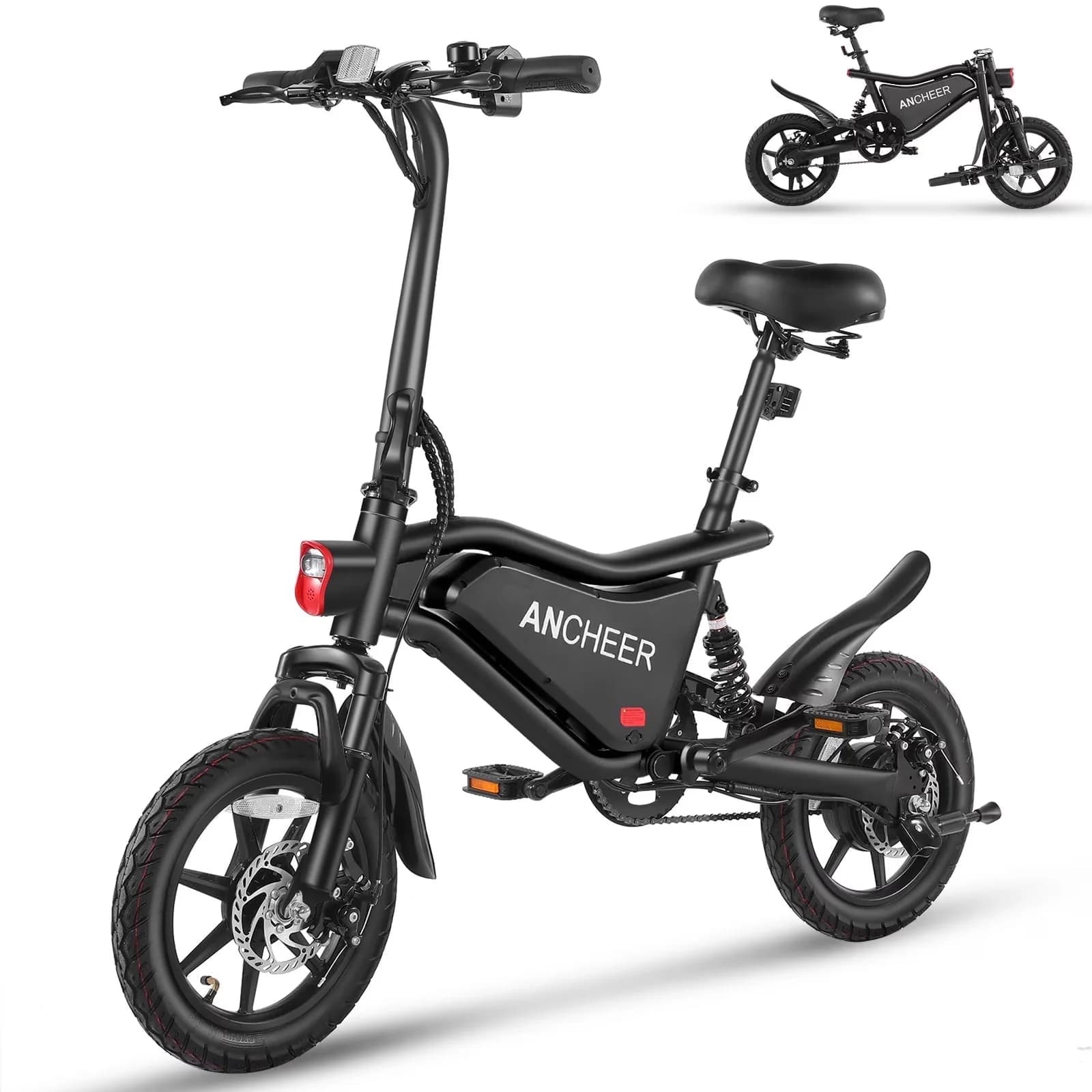 Classic Electric Bike with 500W, 48V, Peak 500W - Black - Professional Series Model 51C4B1
