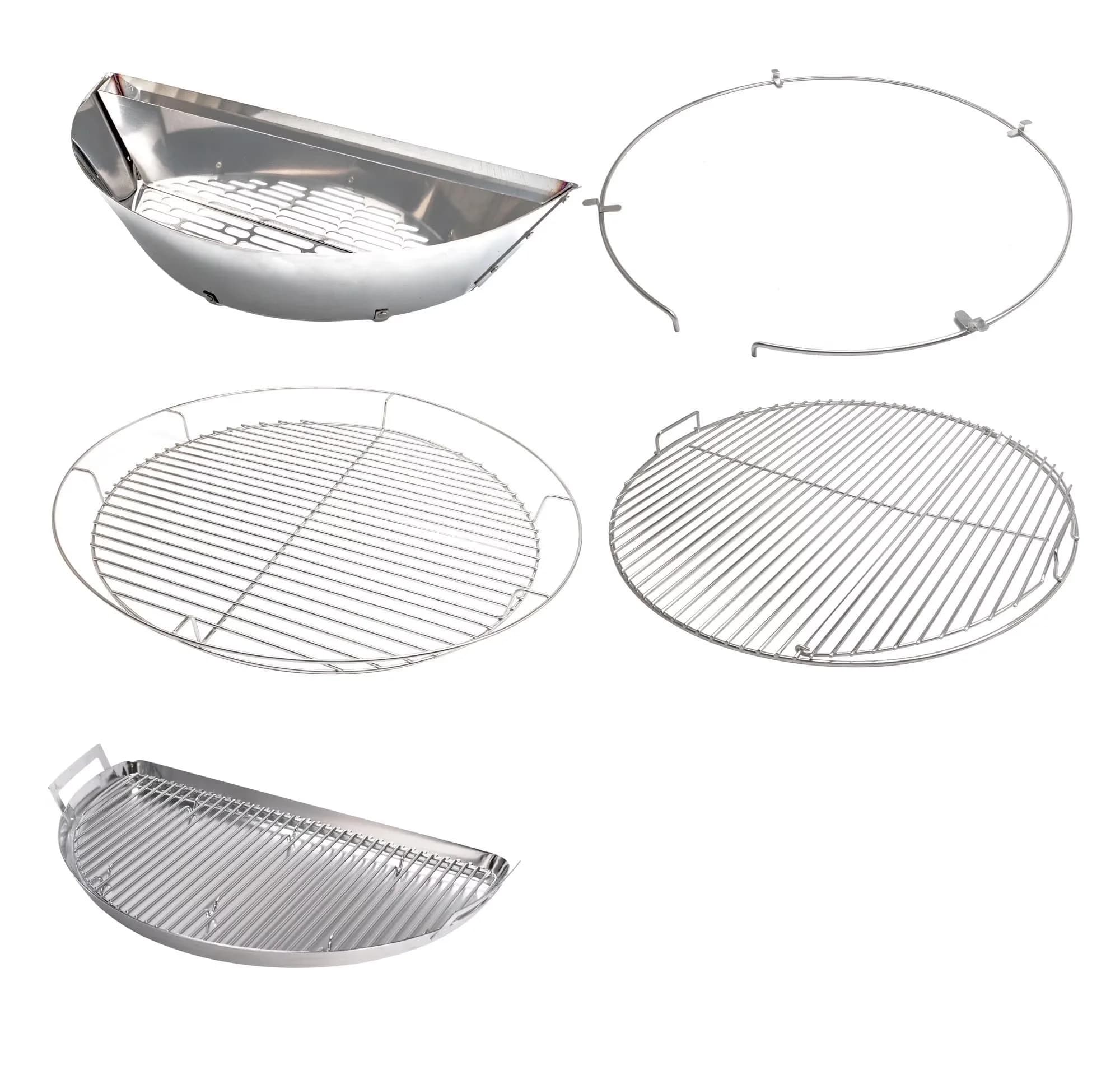 Efficient Smoker with Non-Stick - Stainless Steel Grills - Residential Grade Model 50F8ED