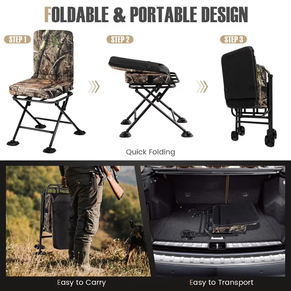 Beach Chair Premium with Rust Resistant, Folding, Swivel Folding - Green Model 3E90F4