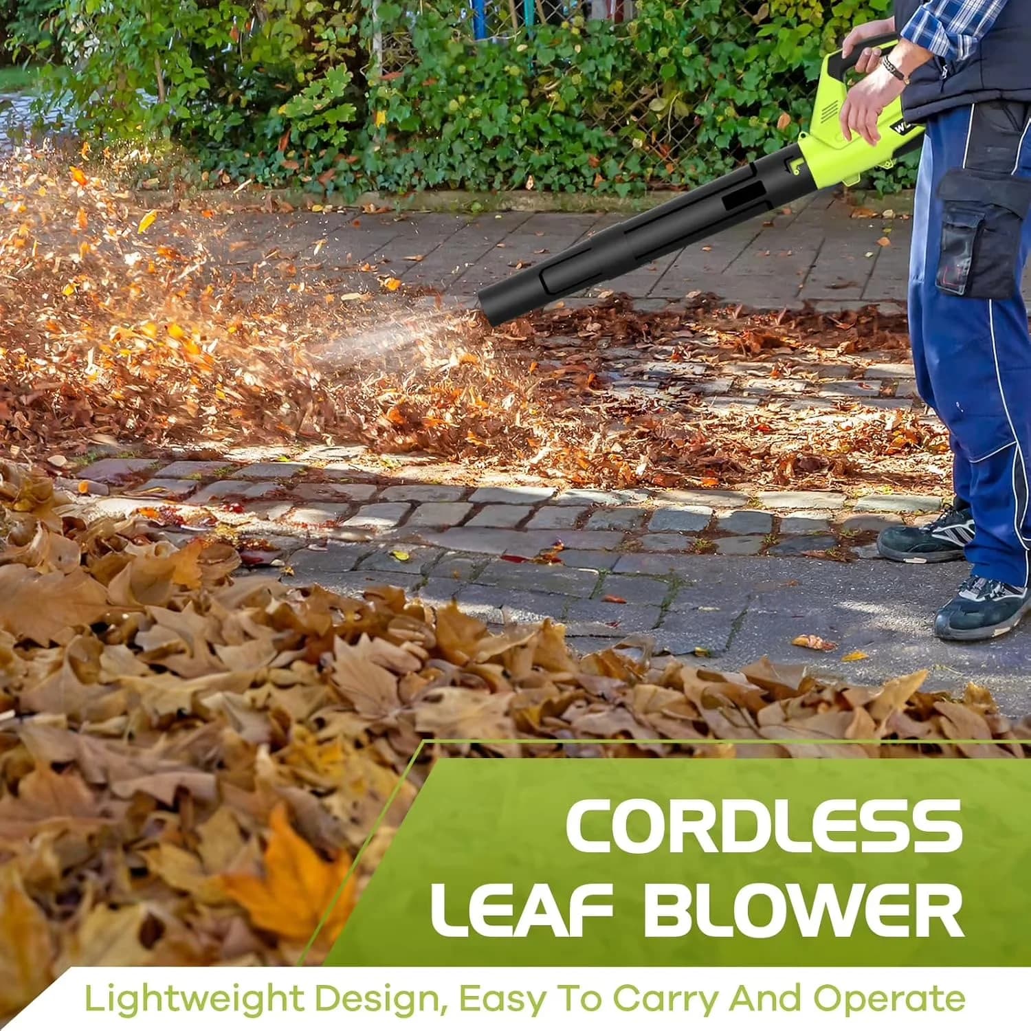 Quality Leaf Blower with Battery, 20V, Cordless for Patio - Standard Series Model 5AAA8D