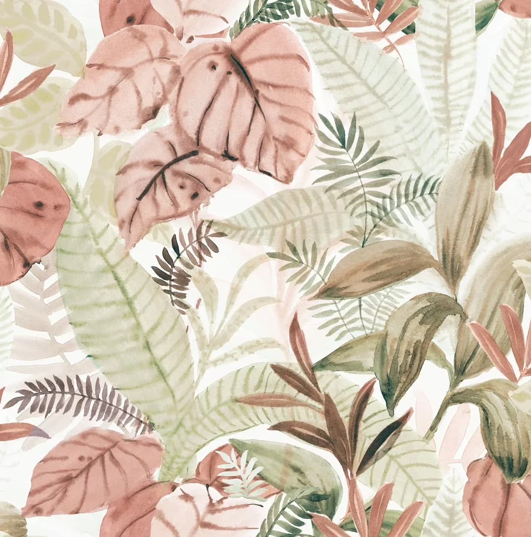 Classic Wallpaper with Removable, Peel and Stick 13.35 Sq. Ft - Vinyl Pink Model 13FD3E