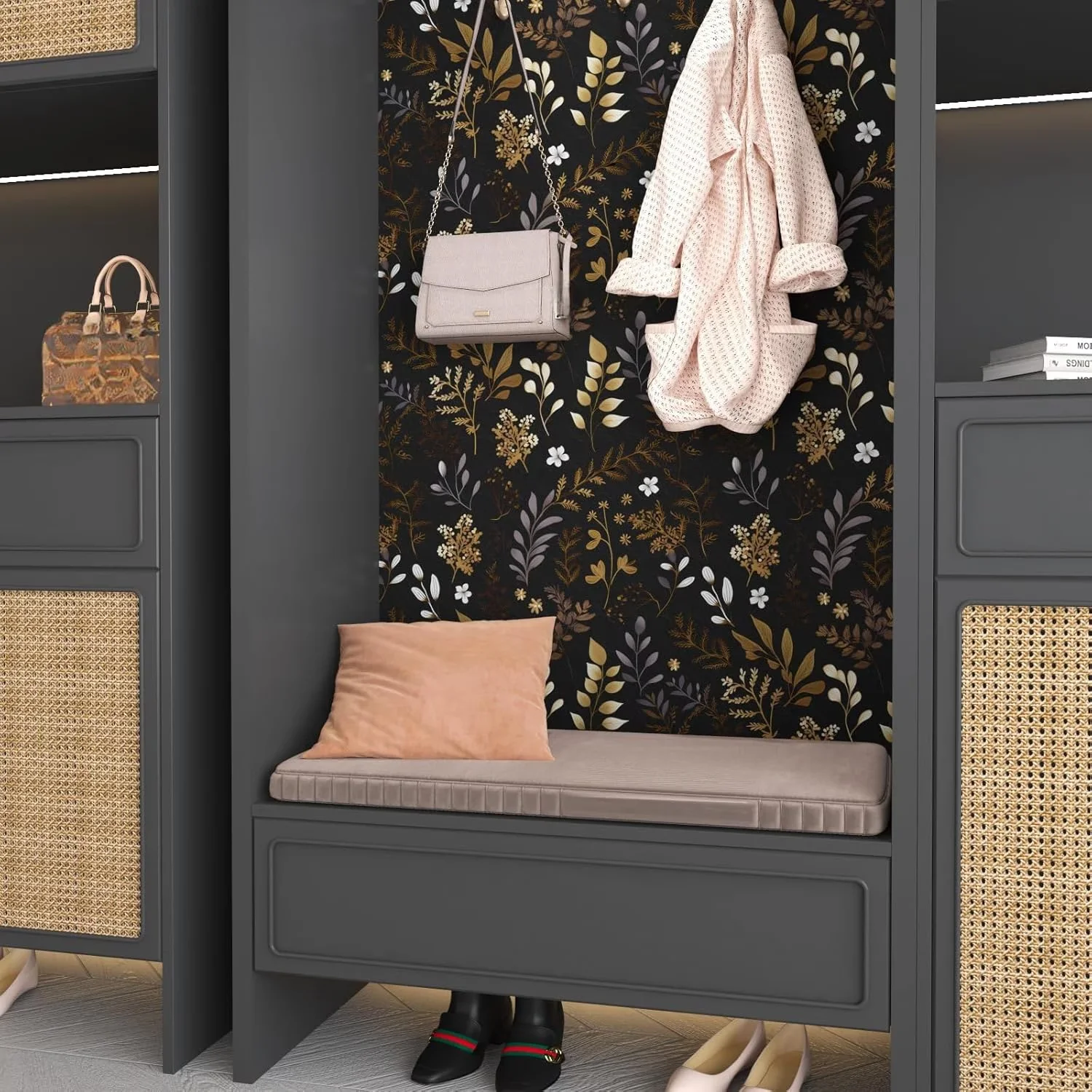 Wallpaper Compact with Waterproof, Removable - Pvc Gold 5 x 78 - Industrial Grade Model FF3E84