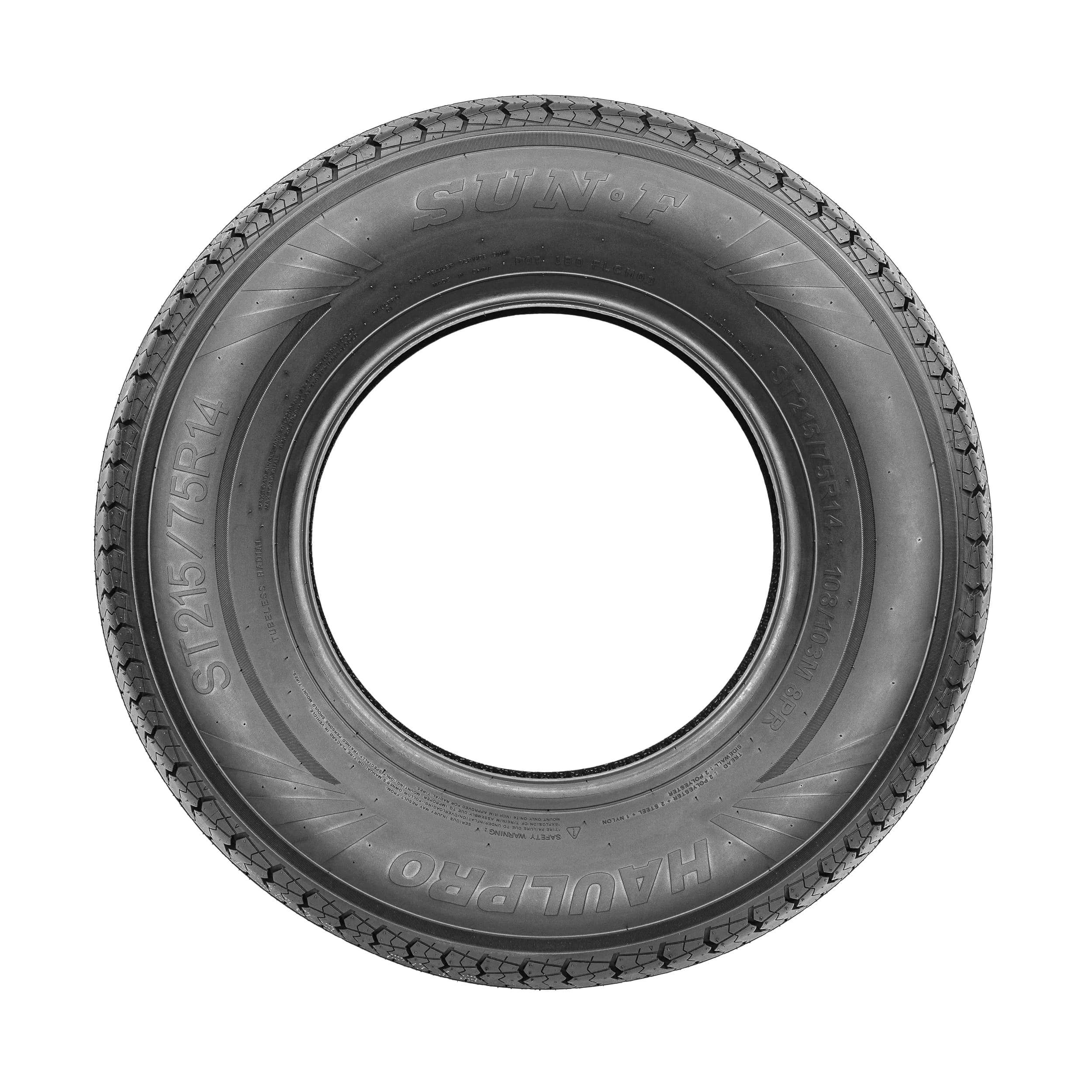 Modern Trailer Tire with Heavy-Duty - 75R14 - Standard Series Model F44ECF