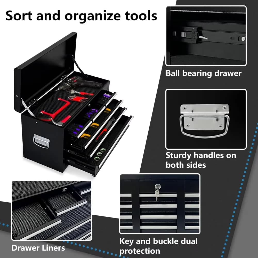 Toolstorage Innovative with Rolling, Lockable, Storage - Metal 8-Drawer for Garage Model 218151