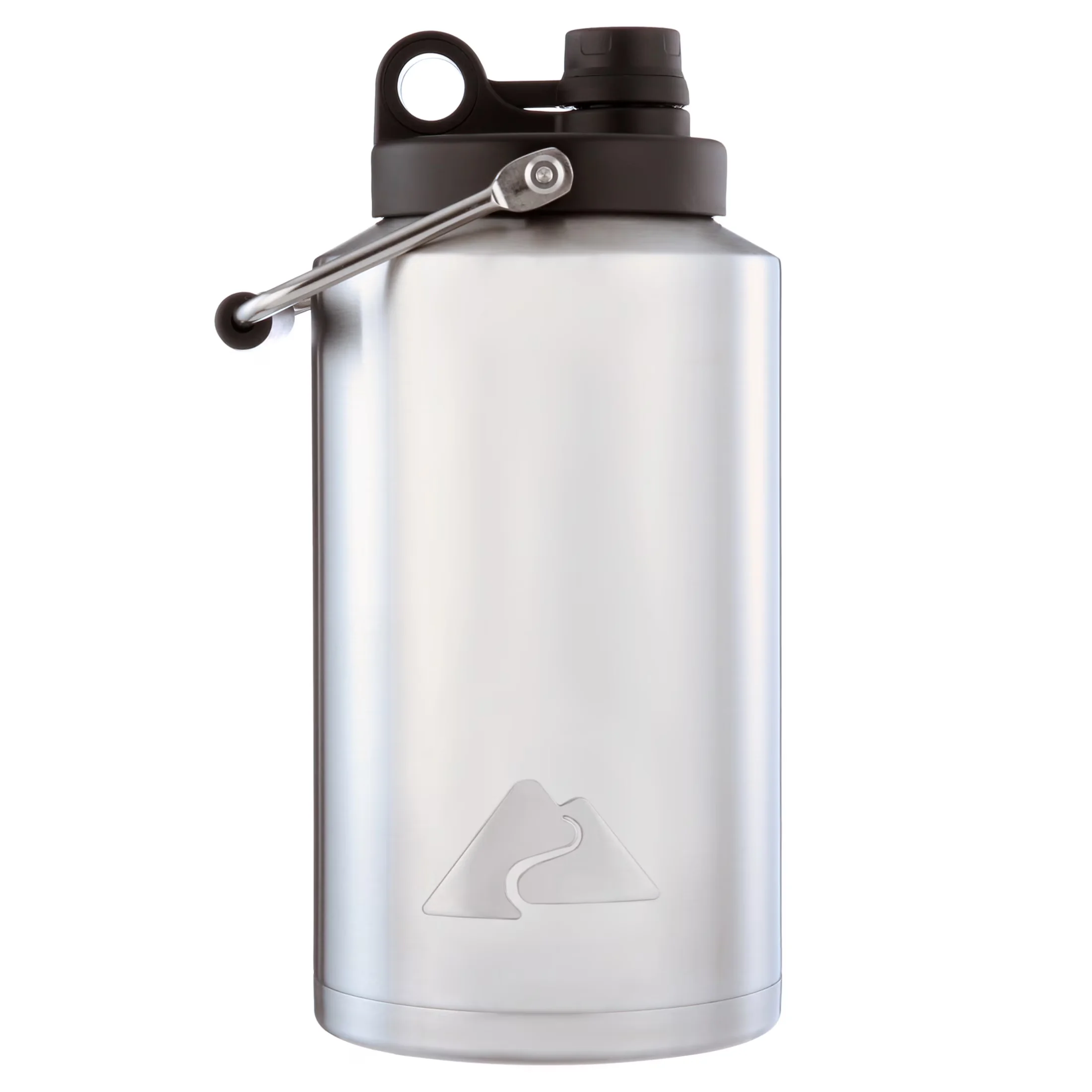 Reliable Water Filtration with Silver, 1 gal Stainless Steel Insulated Jug - Stainless Steel Silver Model 2CCDE0