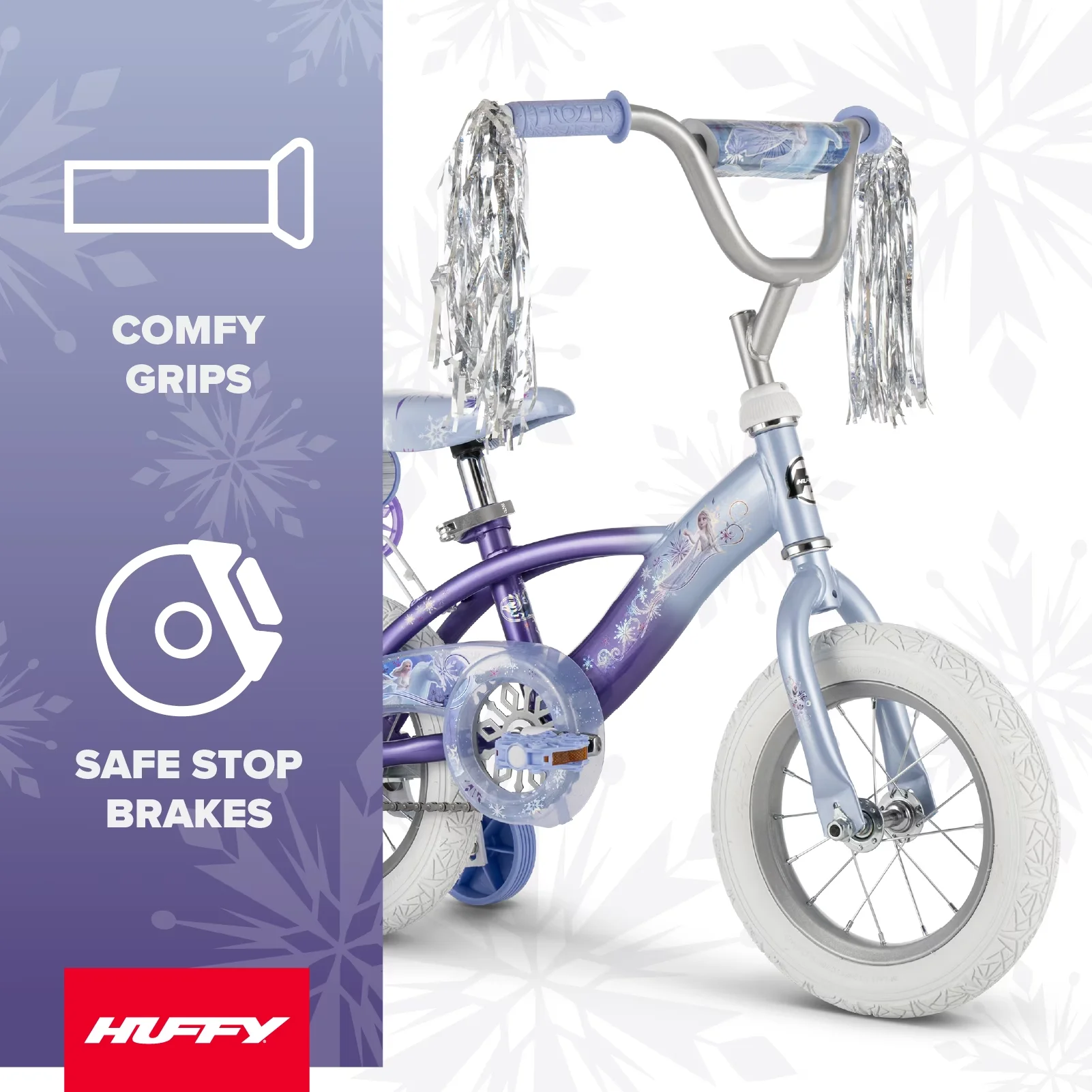 Classic Kids Bike with Adjustable Seat, Adjustable Seat Height - Purple Model FF7290