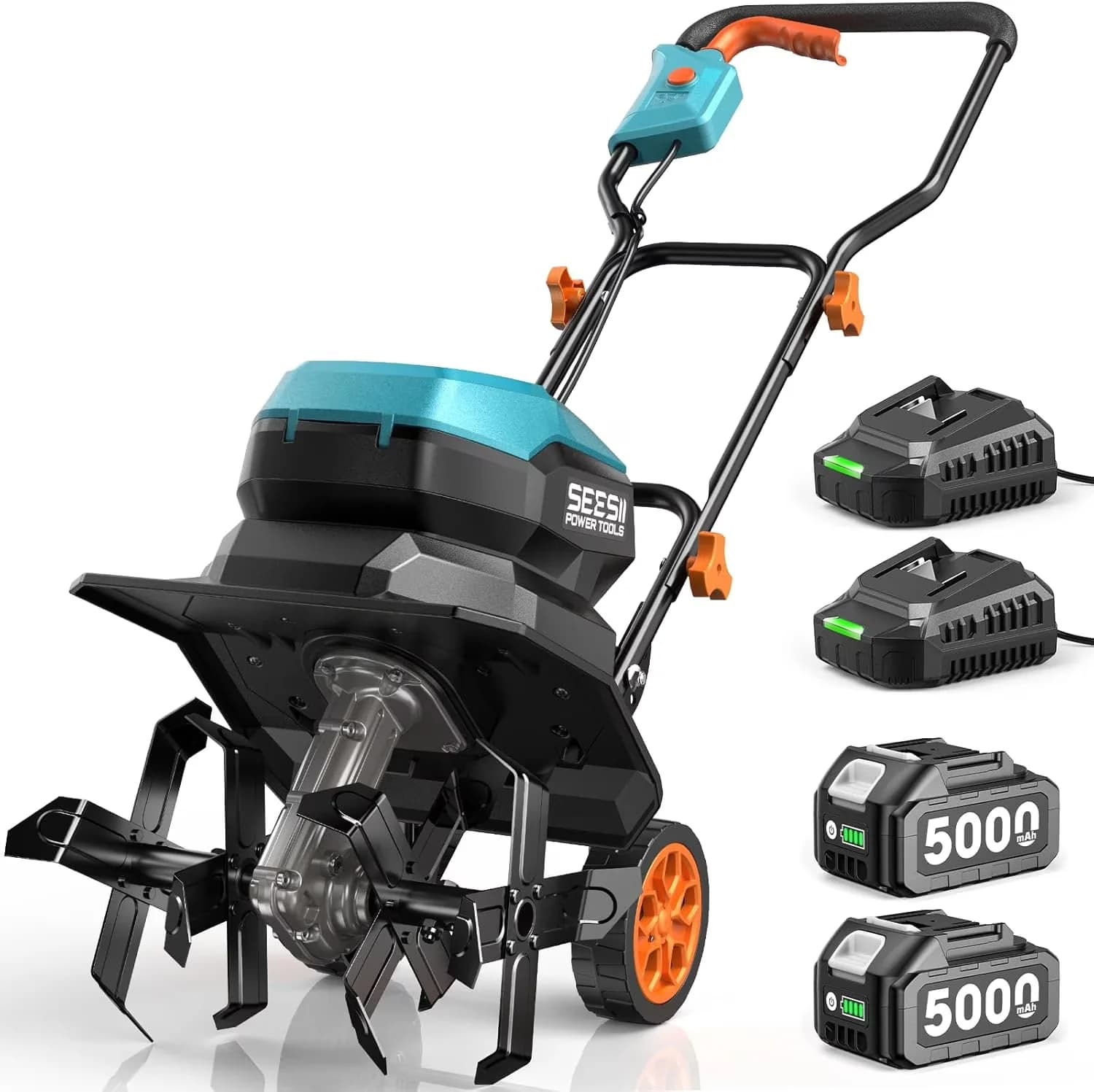 Versatile Trillers Cultivator with Battery, 40V, Battery Capacity: 2×5.0Ah - Model 54D263