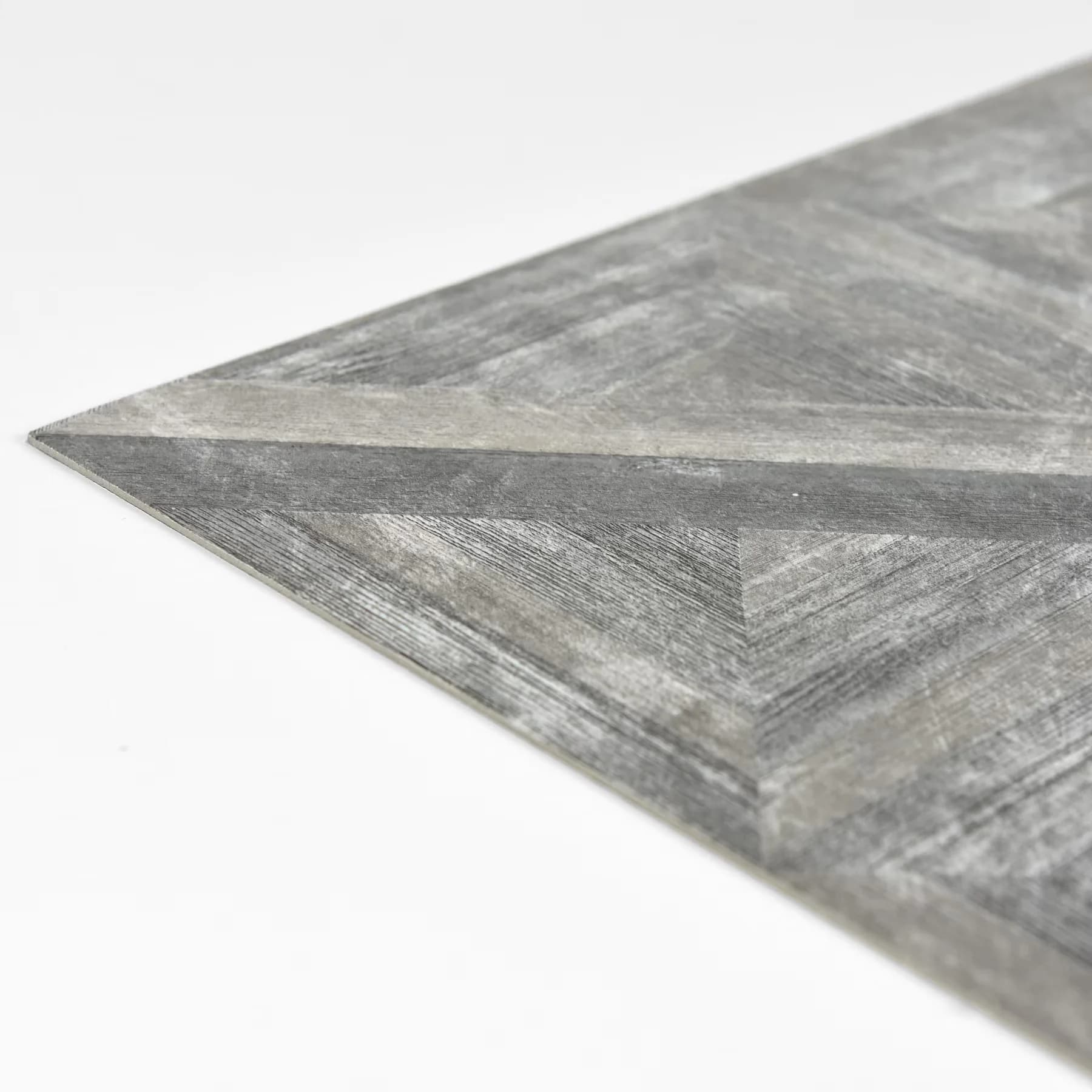 Versatile Grey Vinyl Flooring Vinyl Plank Flooring with Water-Resistant, Virgin vinyl material, Weighs 5.5 pounds - Virgin Vinyl Grey Model 872C36