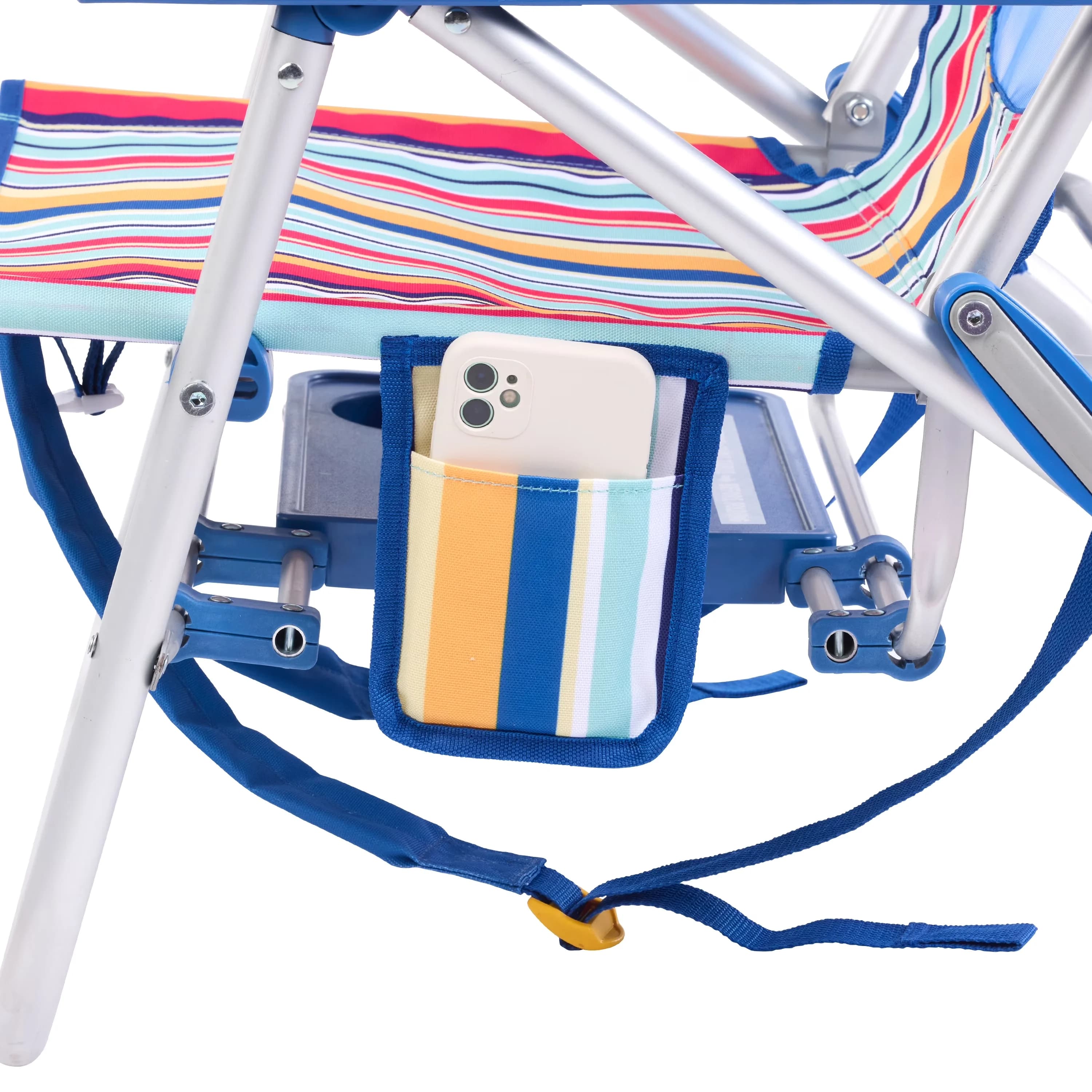 Beach Chair Reliable with Water-Resistant, Adjustable, Folding - Aluminum, Steel, Polyester Model 915DDA