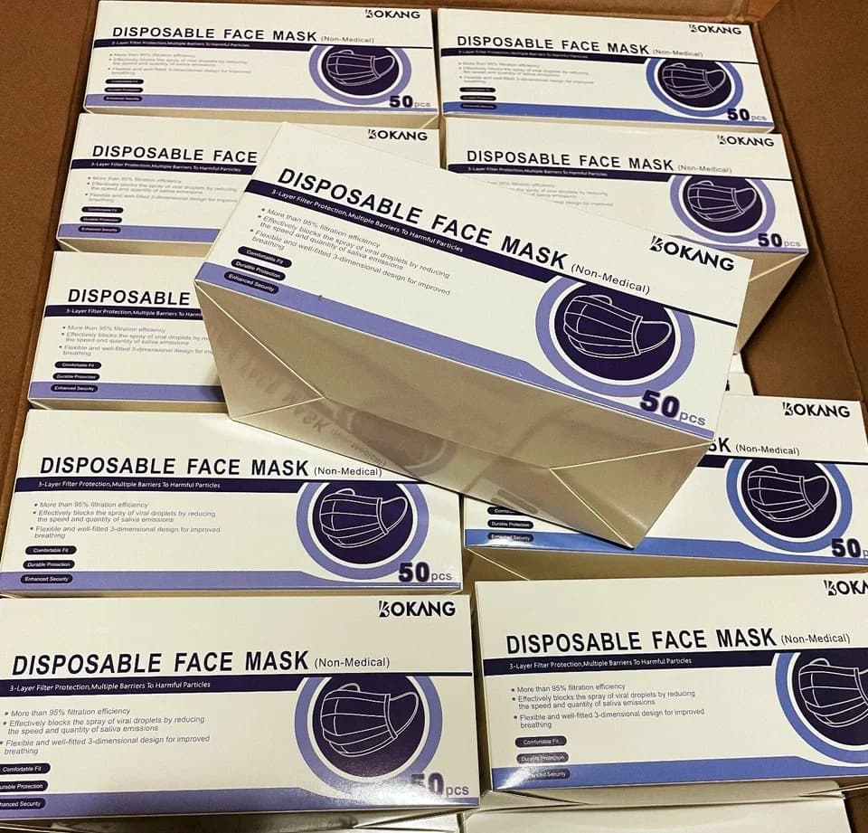 Stylish Protective Equipment with Disposable - Black 100 Pcs - Traditional Style Model 453F97