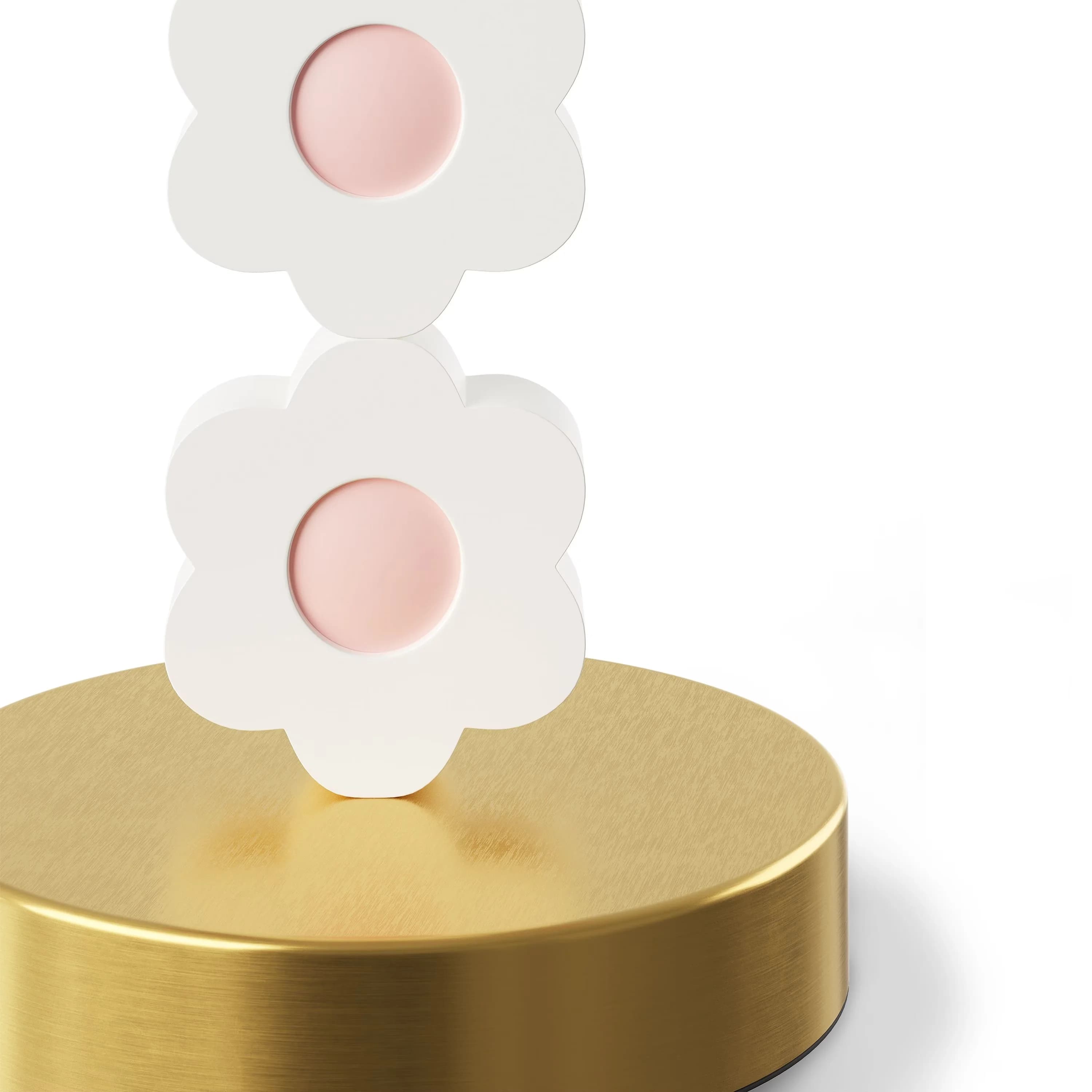 Table Lamp Versatile with Incandescent, Standard Lamps, Modern - White Polyresin, Metal, Fabric Model 20535F