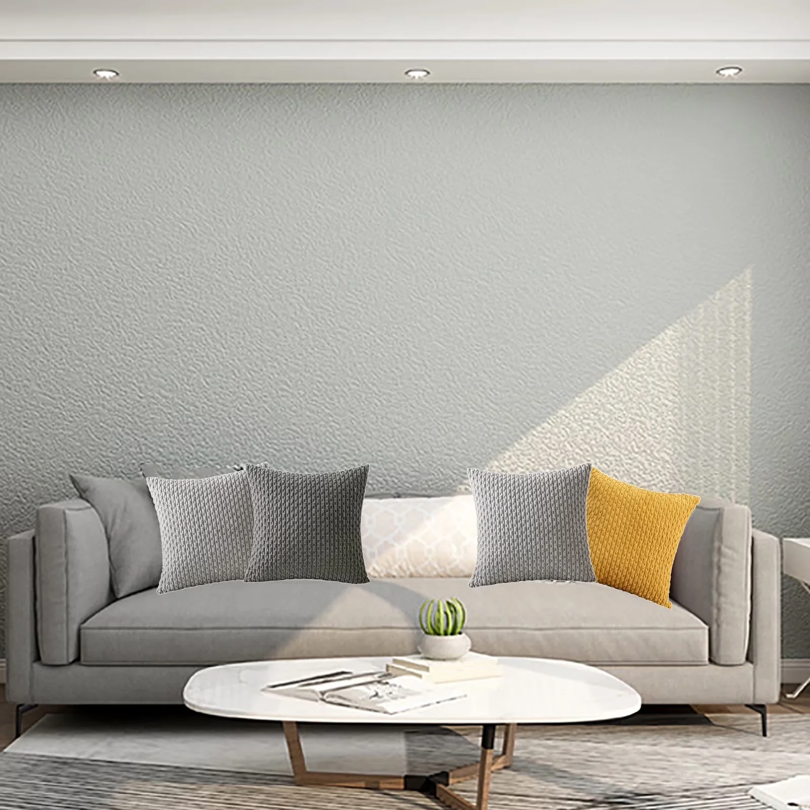Quality Wallpaper with Waterproof, Removable, Self-Adhesive Waterproof Thickened - Beige Paper Model 58CBCF