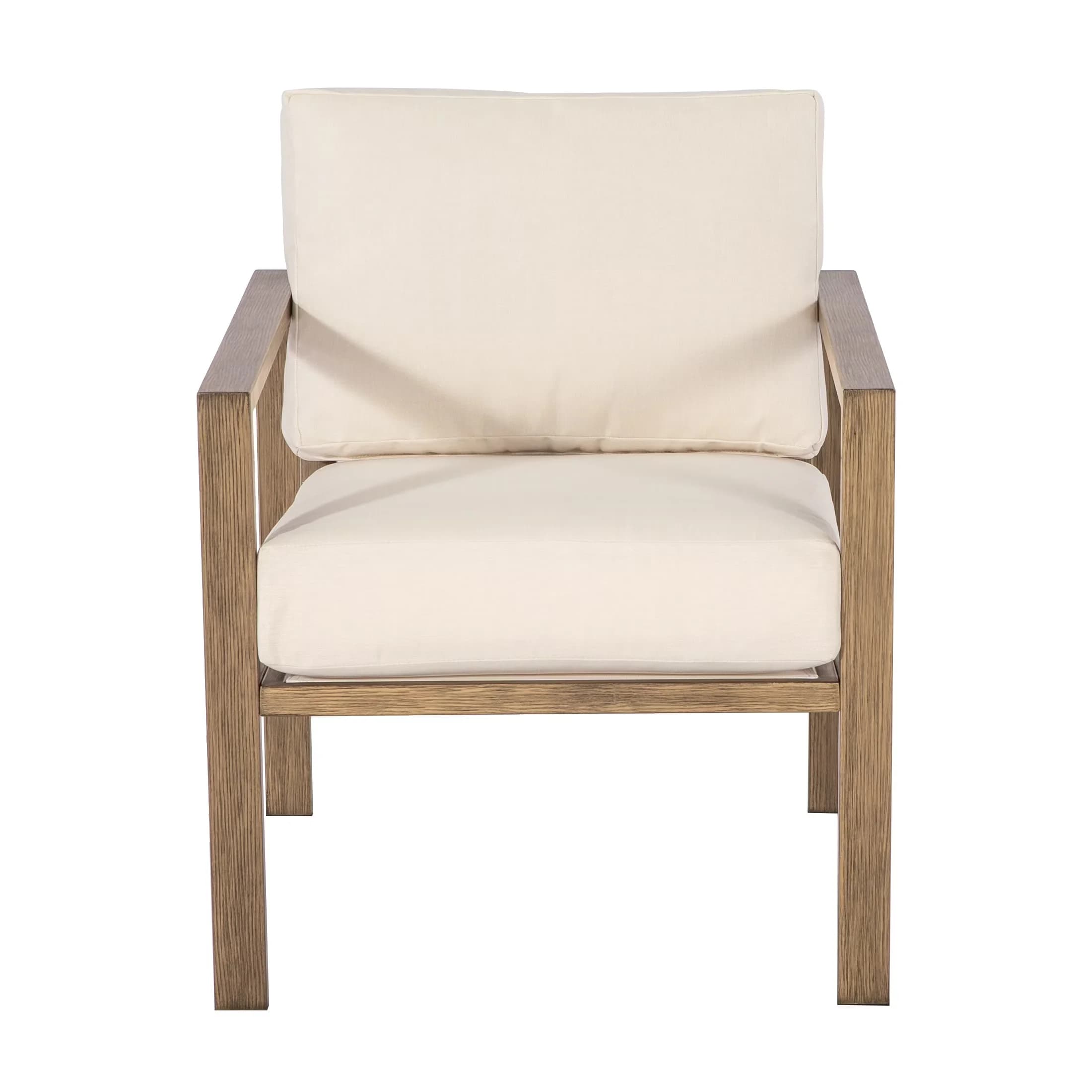 Patio Conversation Set Durable with Weatherproof, Seats 4 - Beige Olefin Model 241C5C