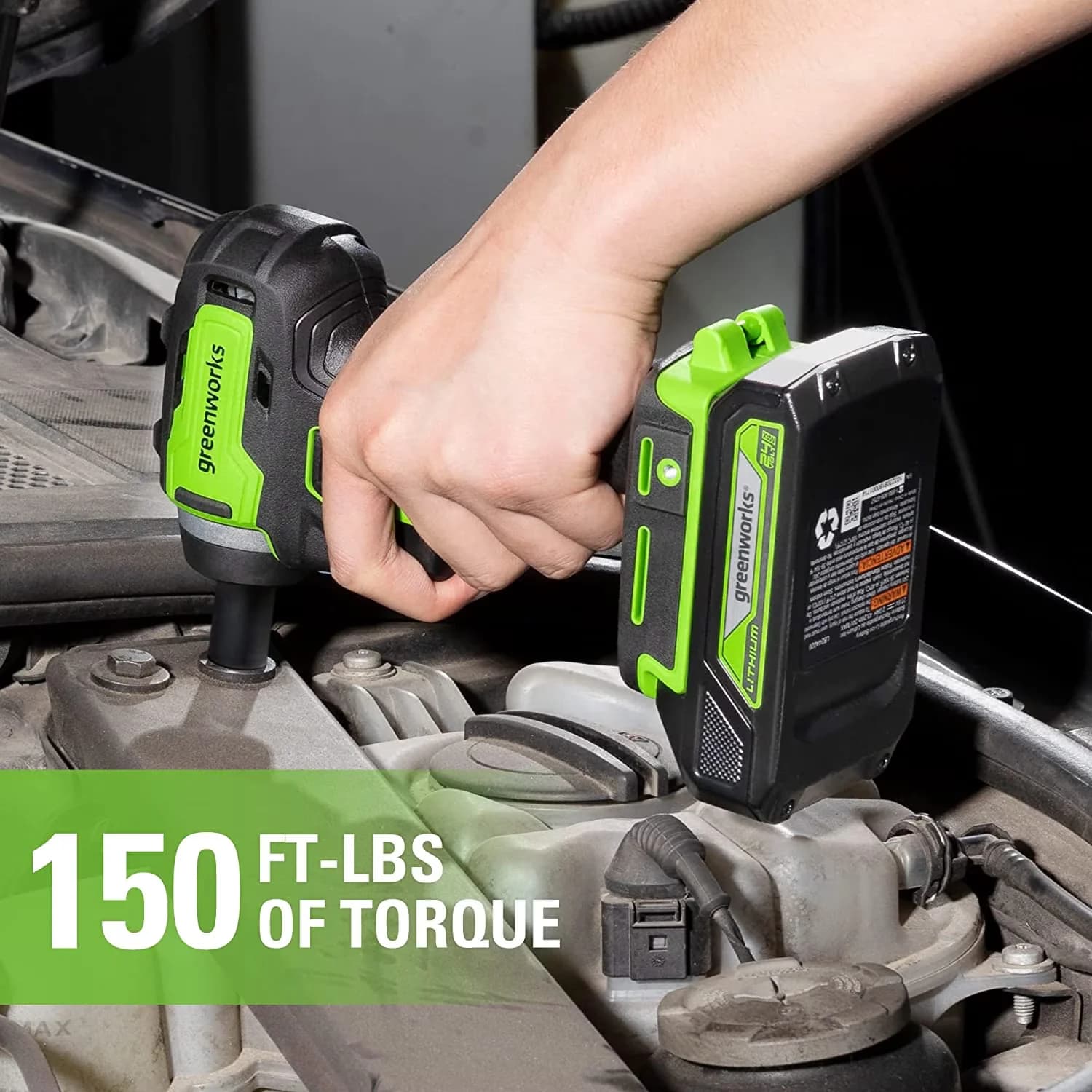 Versatile Air Tools Compressor with Battery, 24V, Easy To Operate - Ergonomic Design Model 65D434
