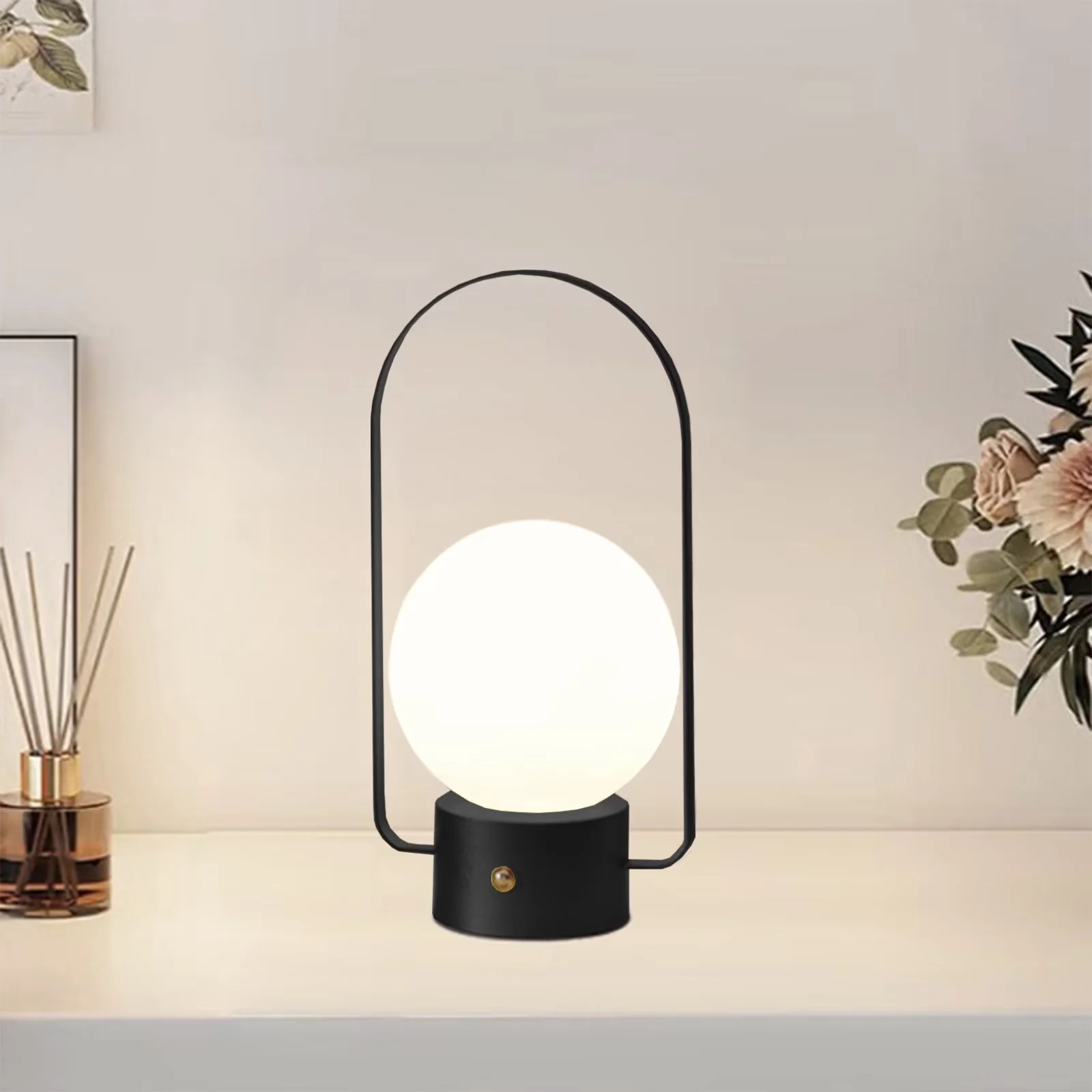 Stylish Desk Lamp with LED, Battery, Energy Efficient - Abs Multicolor Model 598948