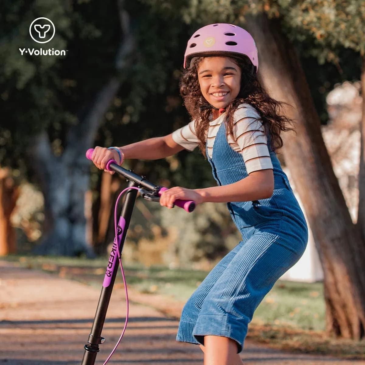 Stylish Scooter with Compact, Foldable, Fliker weight is 15lbs - Steel Purple Model 82B466