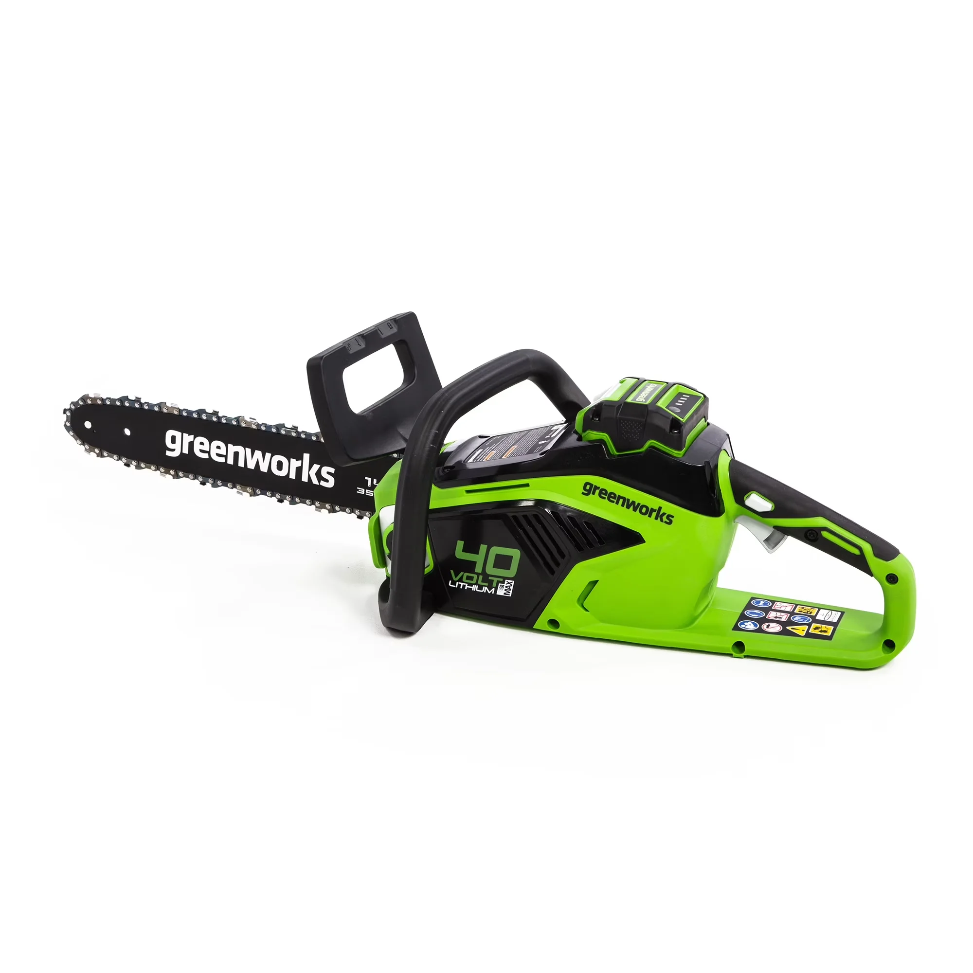 Quality Chainsaw with Battery, 40V, 40V 14-inch Brushless - Green - Standard Series Model E4196C