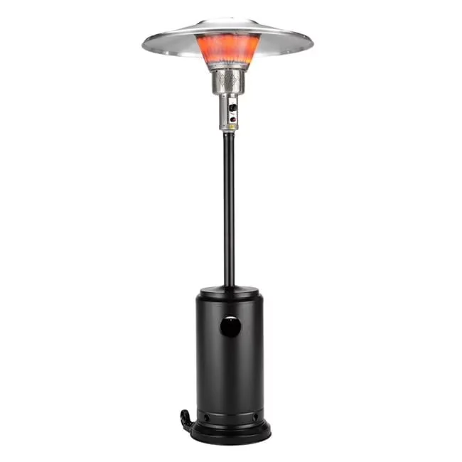 Professional Outdoor Heating with Wheeled, Hammered Bronze powder coat finish - Black Model 30BF23