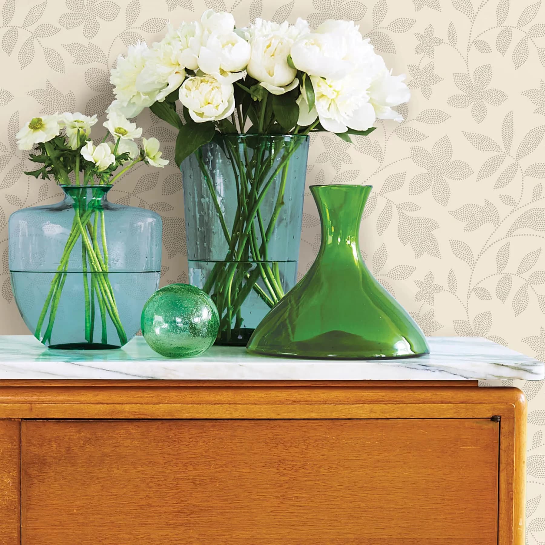 Efficient Wallpaper with Removable, Washable, 1 Count - Beige Pvc Free Model 90BEA5