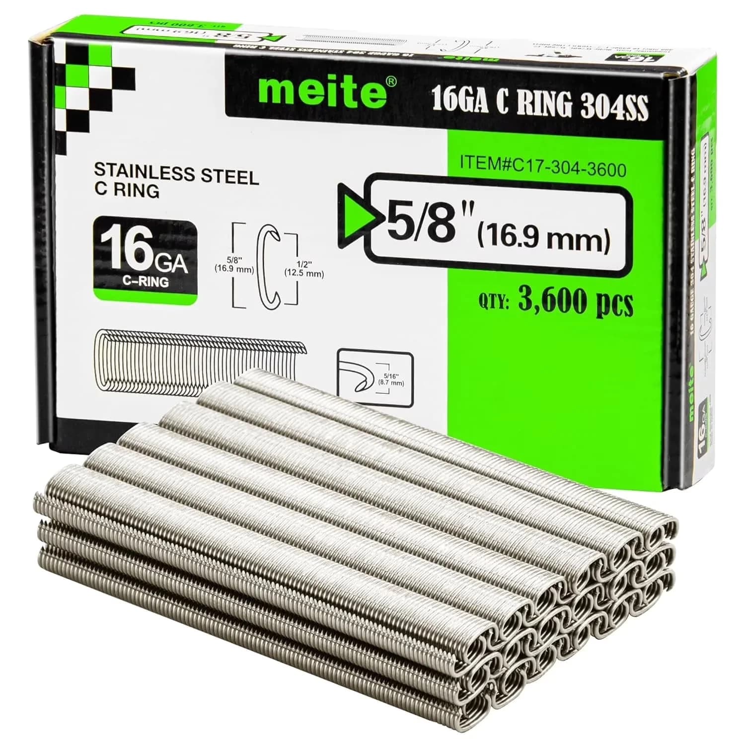 Versatile Pro Tool with Durable, Heavy-Duty, / Hog Ring Tools Professional - Silver Stainless Steel Model FF622E