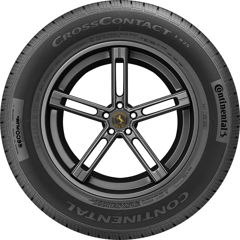 Compact Suv Tire with Noise Reduction, 70K Mile Warranty, Rim Protector - Model 533636