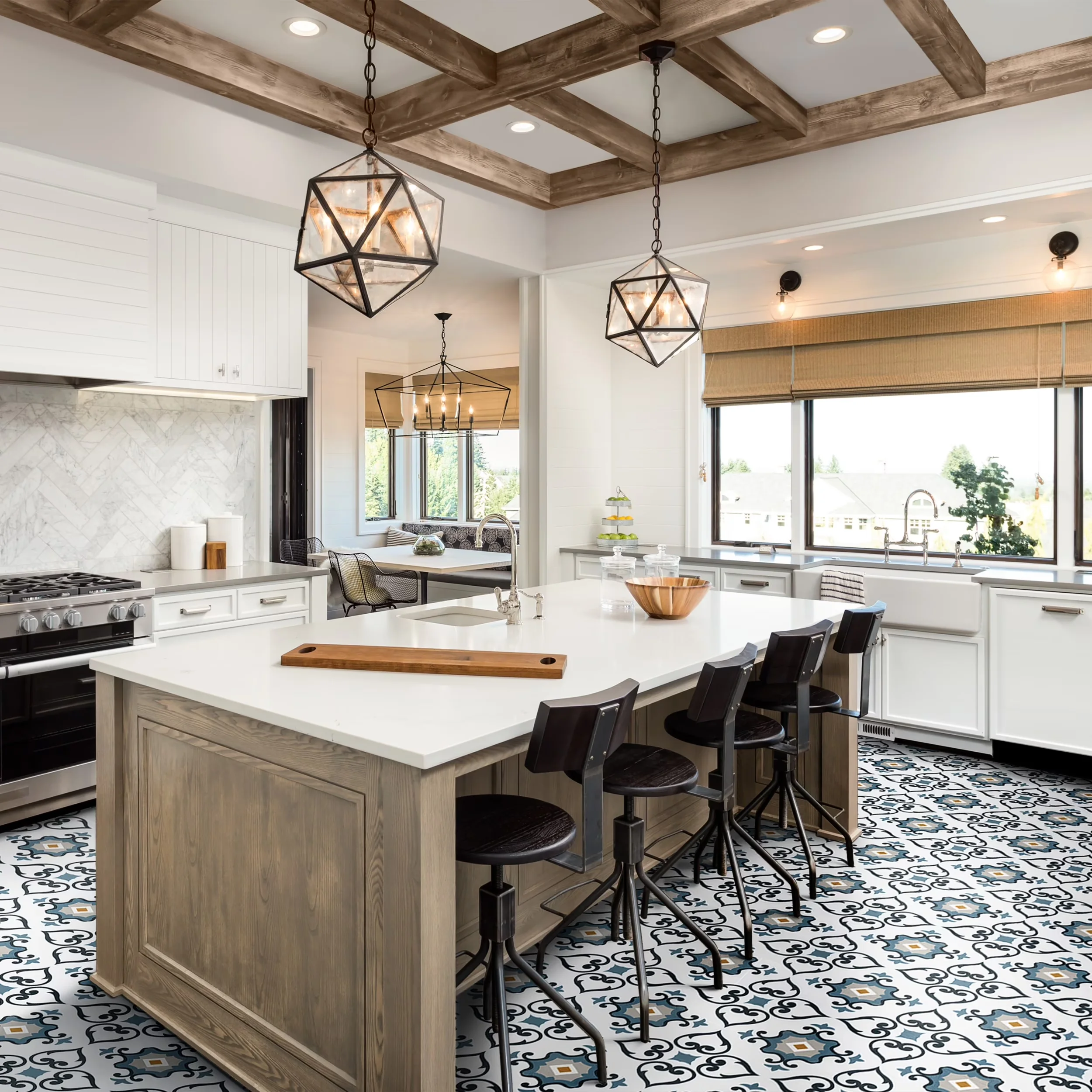 Grey Vinyl Flooring Vinyl Plank Flooring Efficient with Easy Installation, Easy Do-it-Yourself Installation, 1.5mm Thick - Gray Vinyl Model 04F021