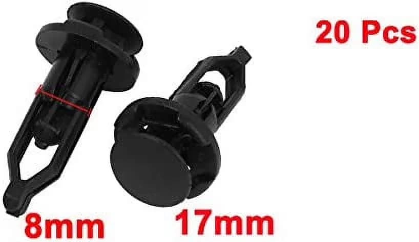 Reliable Fastener with Easy Installation, Head Diameter(max.): 17mm/0.7, Color: Black; Material: Plastic - Black Plastic Model D02129